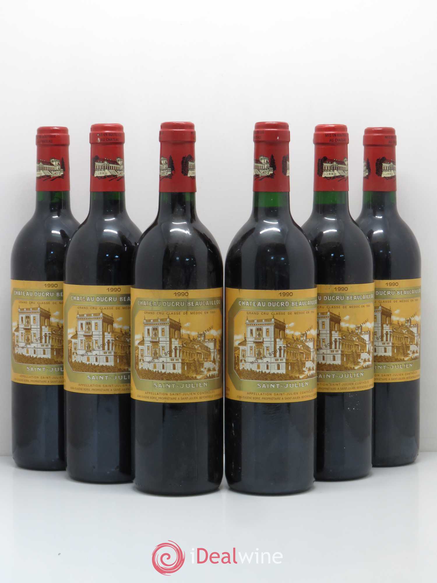 Château Ducru Beaucaillou 2ème Grand Cru Classé 1990 - Lot de 6 bouteilles - 0