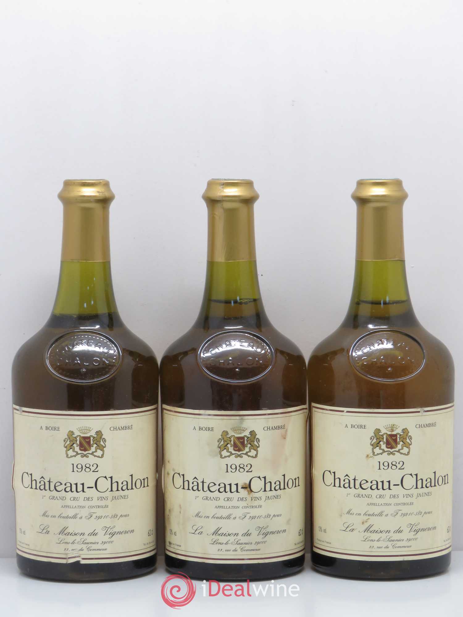 Château-Chalon La Maison Du Vigneron 1982 - Posten von 3 Flaschen - 0
