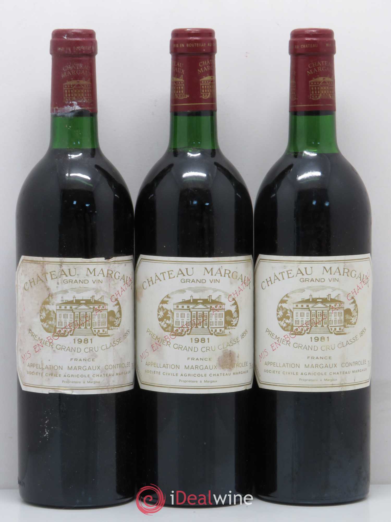 Château Margaux 1er Grand Cru Classé 1981 - Lot de 6 bouteilles - 2