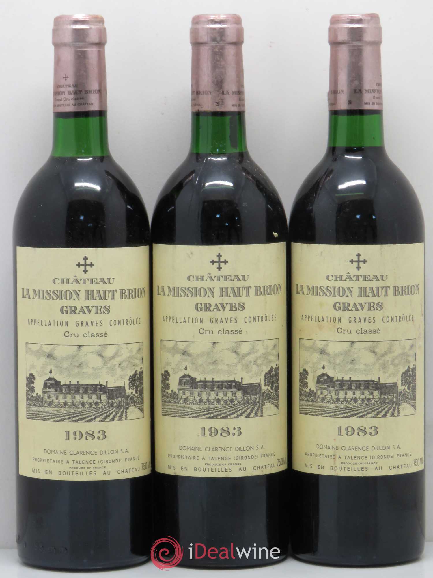 Château la Mission Haut-Brion Cru Classé de Graves 1983 - Lot de 6 bouteilles - 2