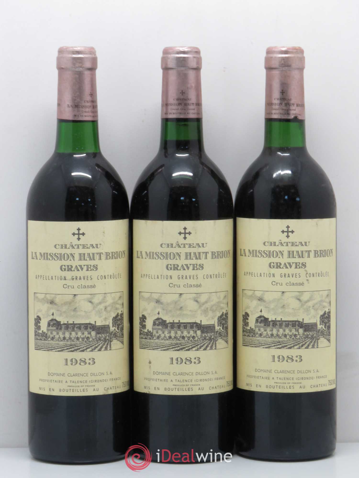 Château la Mission Haut-Brion Cru Classé de Graves 1983 - Lot de 12 bouteilles - 4