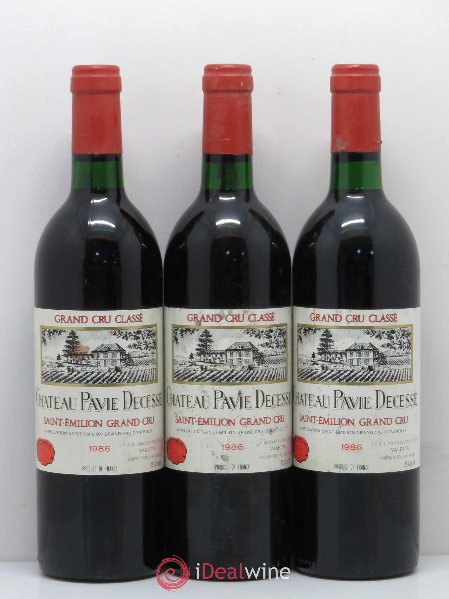 Château Pavie Decesse Grand Cru Classé 1986 - Lot de 6 bouteilles - 2