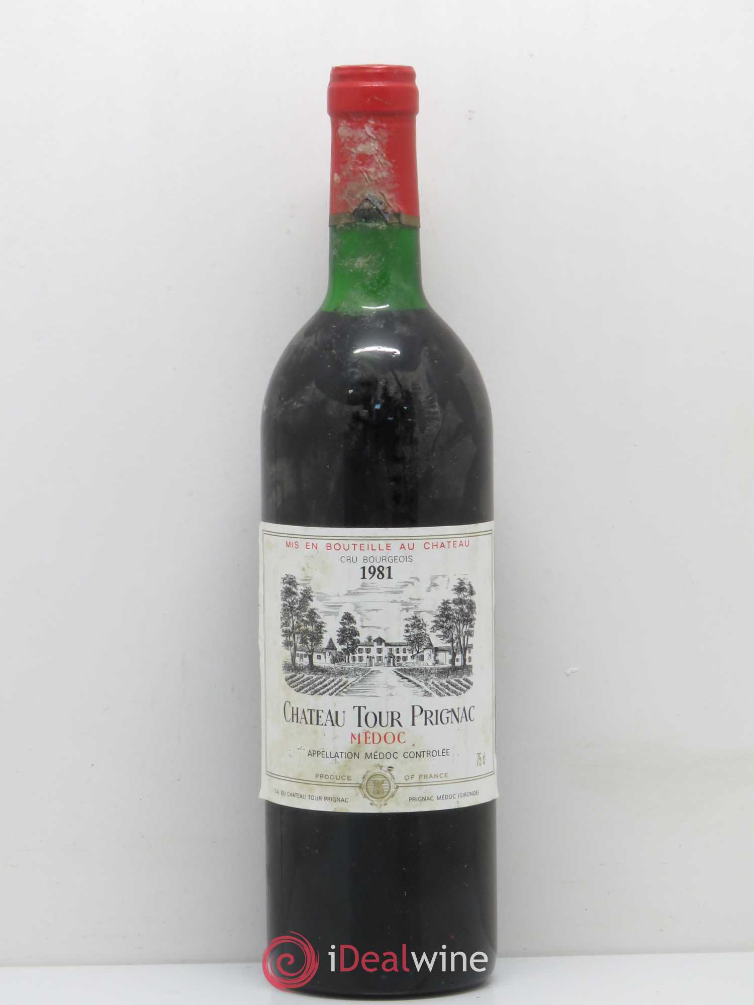 Château Tour Prignac Cru Bourgeois 1981 - Lot de 1 bouteille - 0