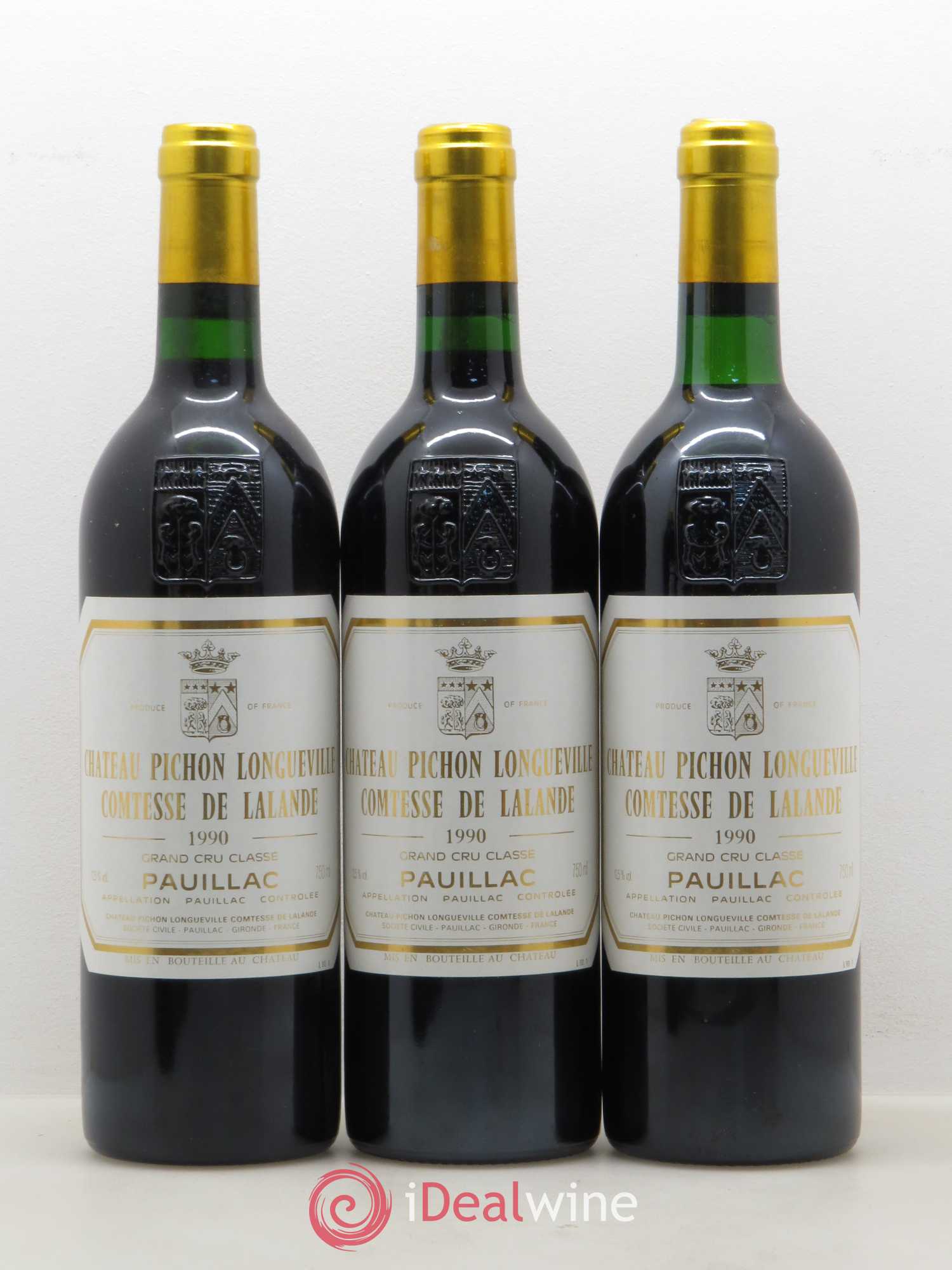 Château Pichon Longueville Comtesse de Lalande 2ème Grand Cru Classé 1990 - Lot de 6 bouteilles - 2