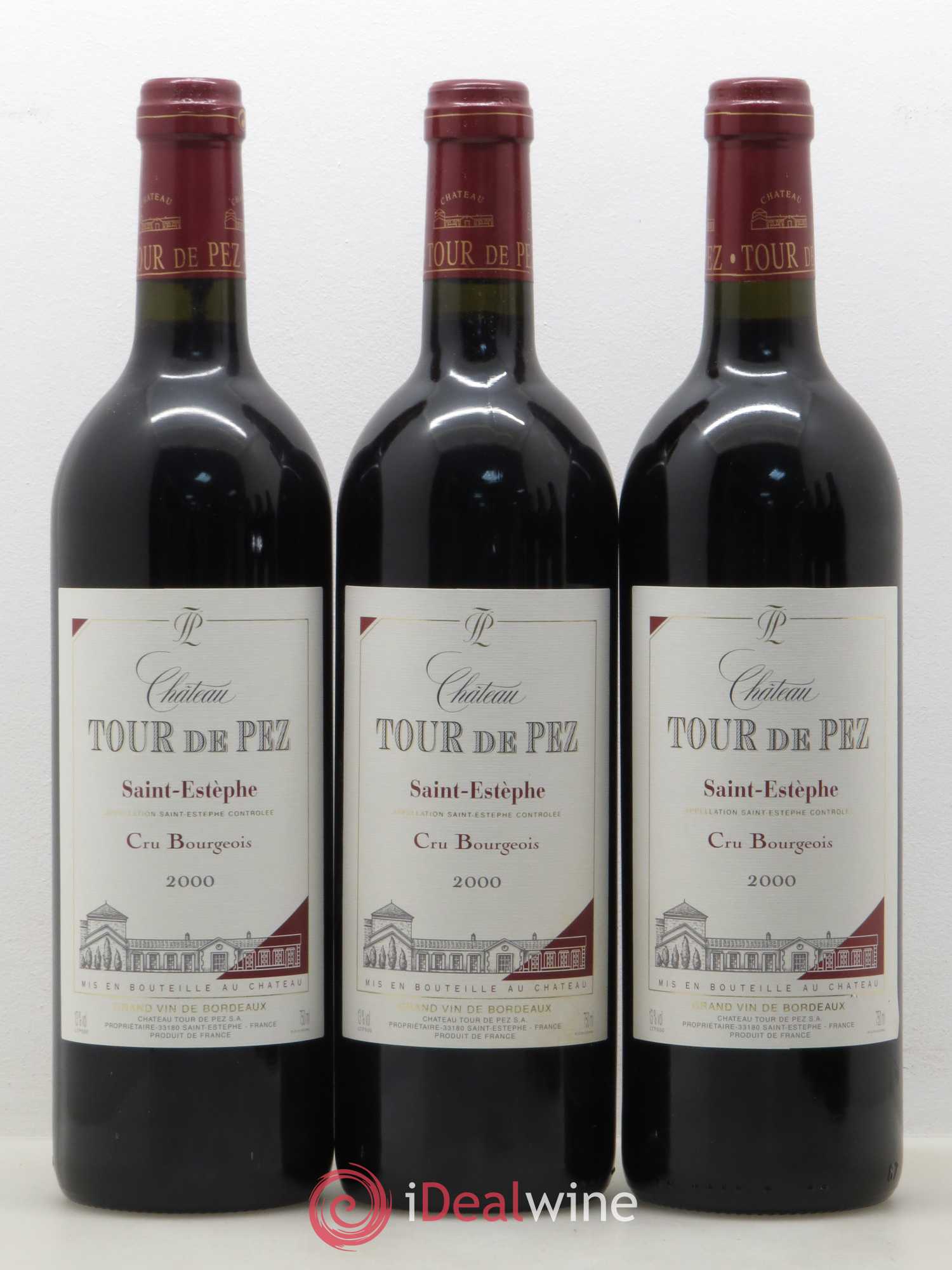 Château Tour de Pez Cru Bourgeois 2000 - Lot de 6 bouteilles - 1