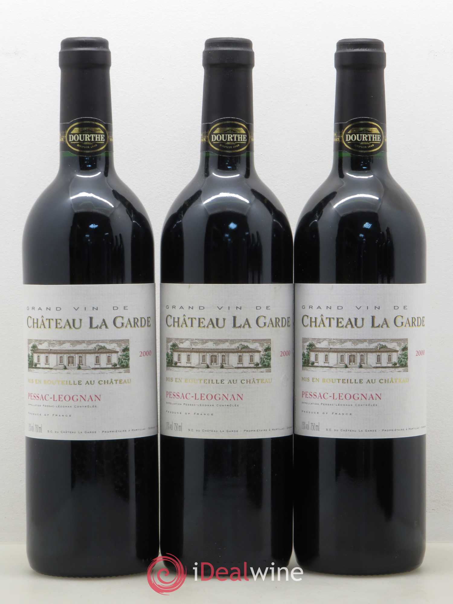 Château la Garde 2000 - Lot de 6 bouteilles - 1