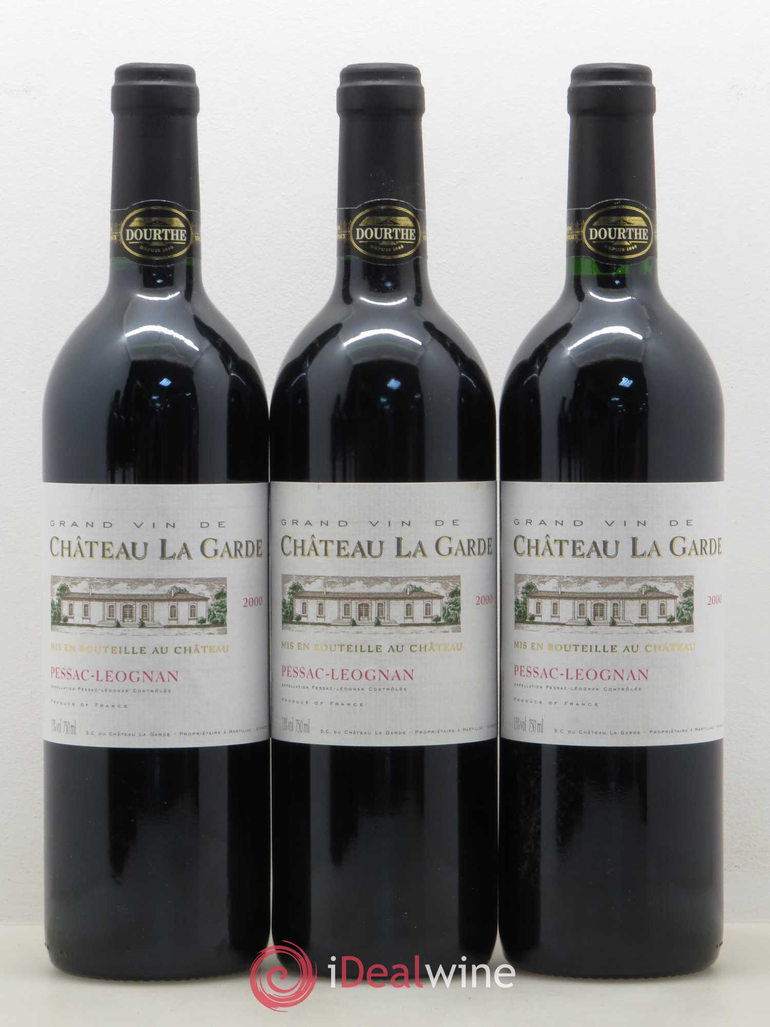 Château la Garde 2000 - Lot de 6 bouteilles - 2