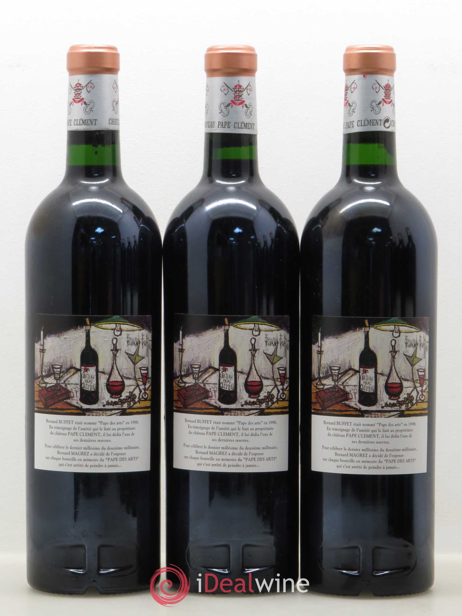 Château Pape Clément Cru Classé de Graves 2000 - Lot de 6 bouteilles - 2