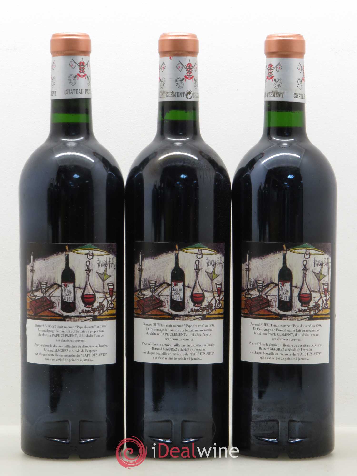 Château Pape Clément Cru Classé de Graves 2000 - Lot de 6 bouteilles - 4
