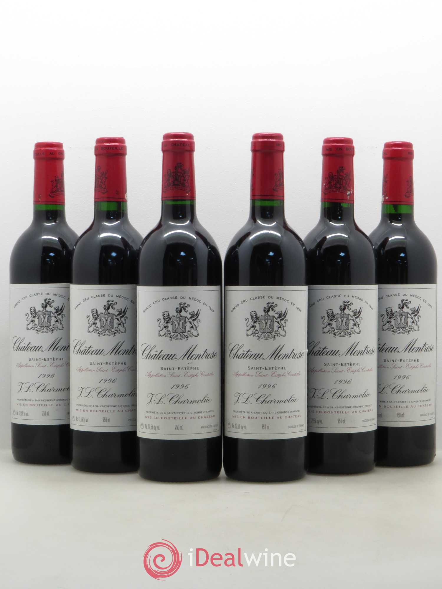 Château Montrose 2ème Grand Cru Classé 1996 - Lot de 6 bouteilles - 0