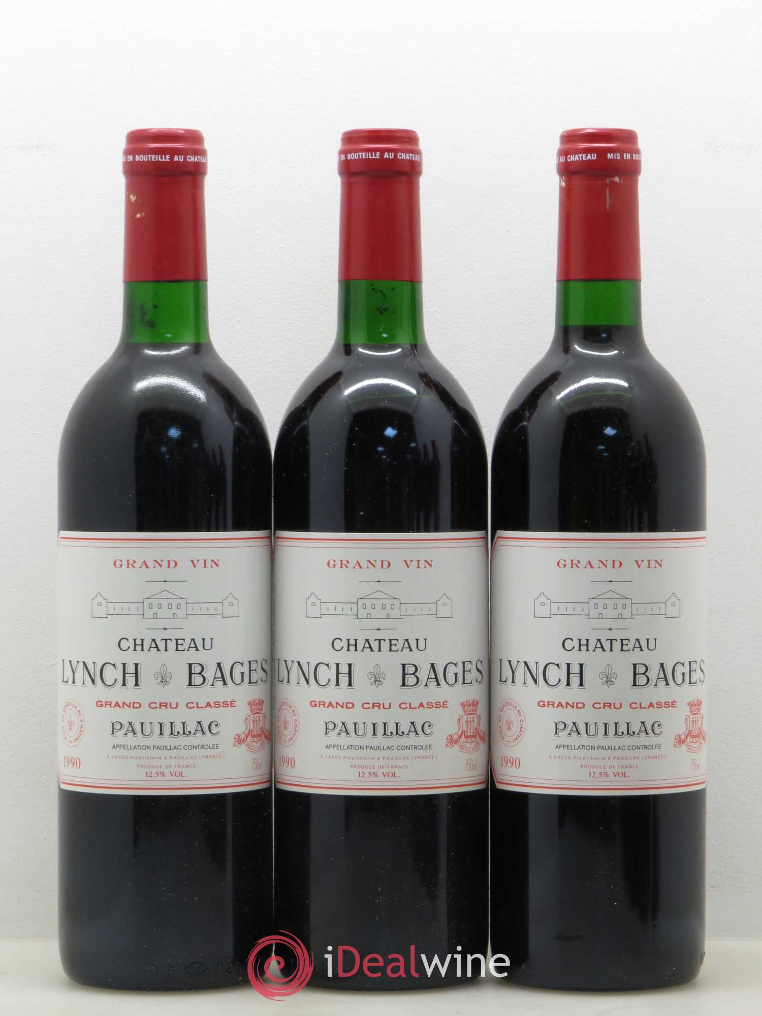 Château Lynch Bages 5ème Grand Cru Classé 1990 - Lot de 6 bouteilles - 1