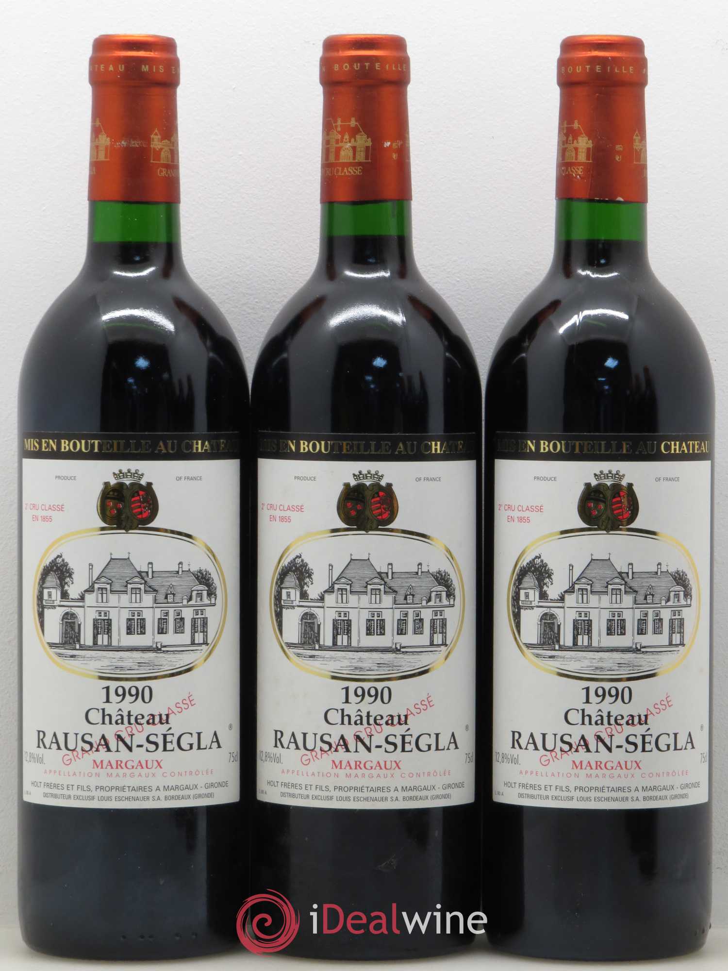 Château Rauzan Ségla Grand Cru Classé 1990 - Lot de 6 bouteilles - 1