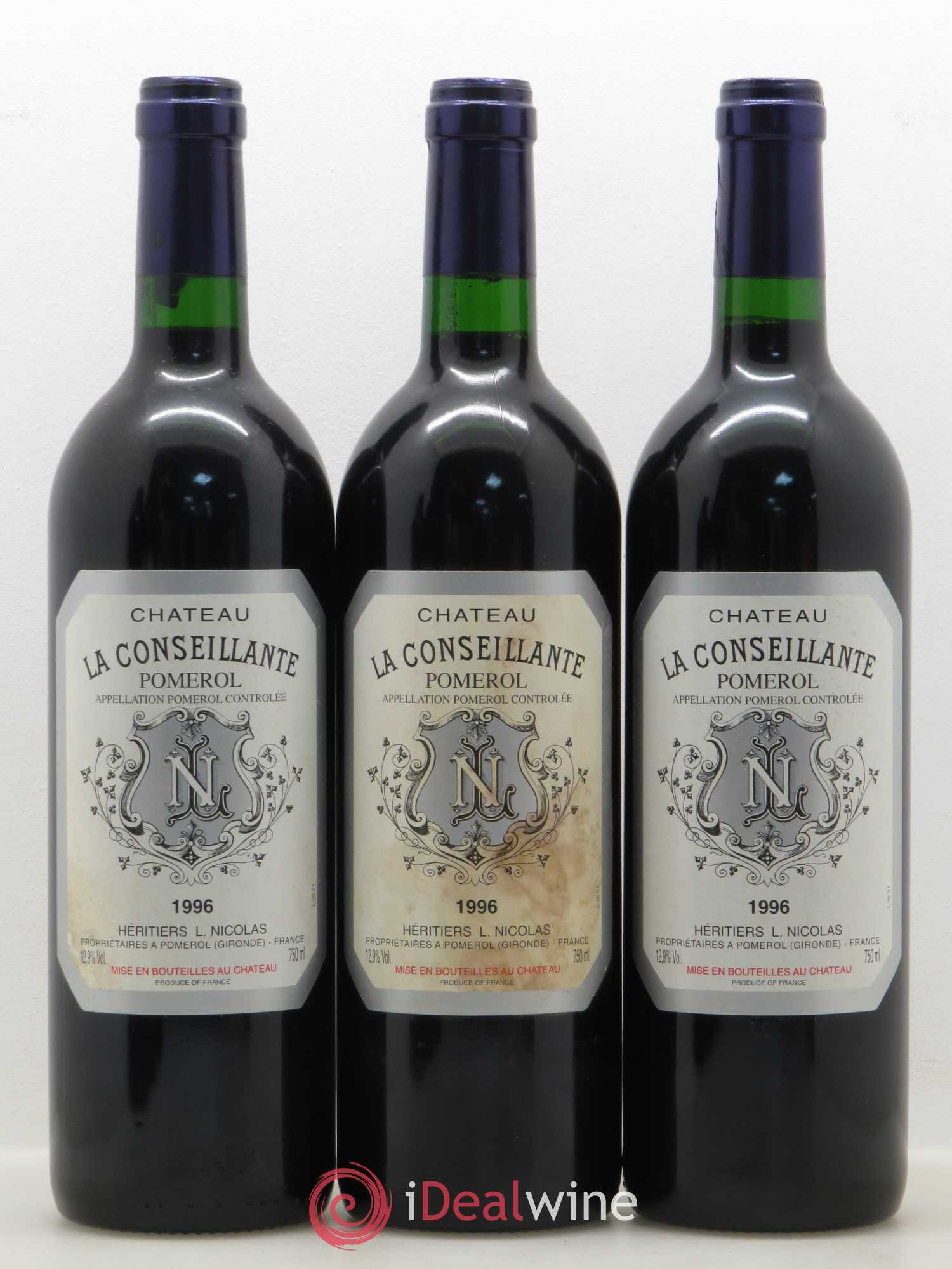 Château la Conseillante 1996 - Lot de 6 bouteilles - 2