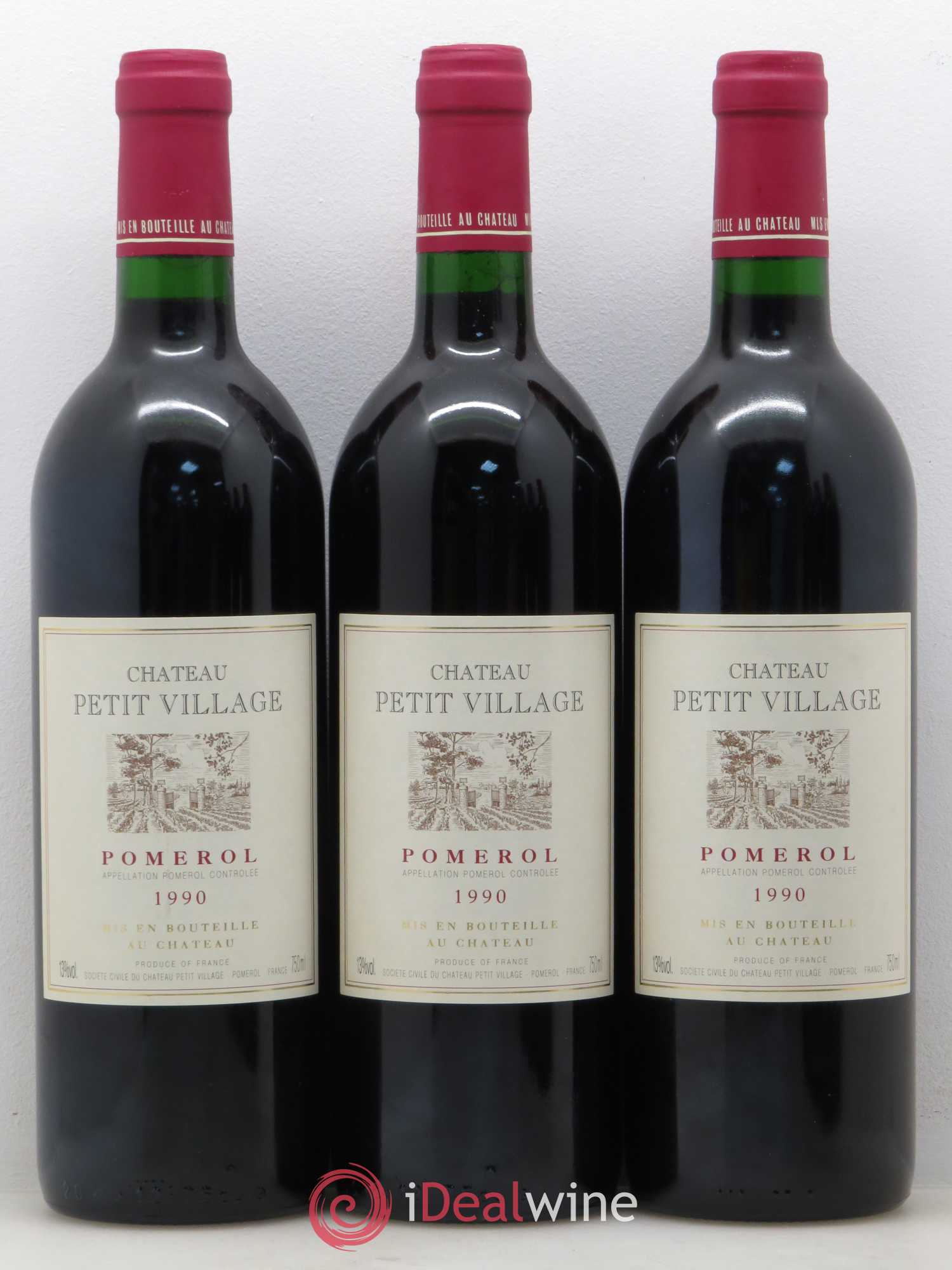 Château Petit Village 1990 - Lot de 6 bouteilles - 1
