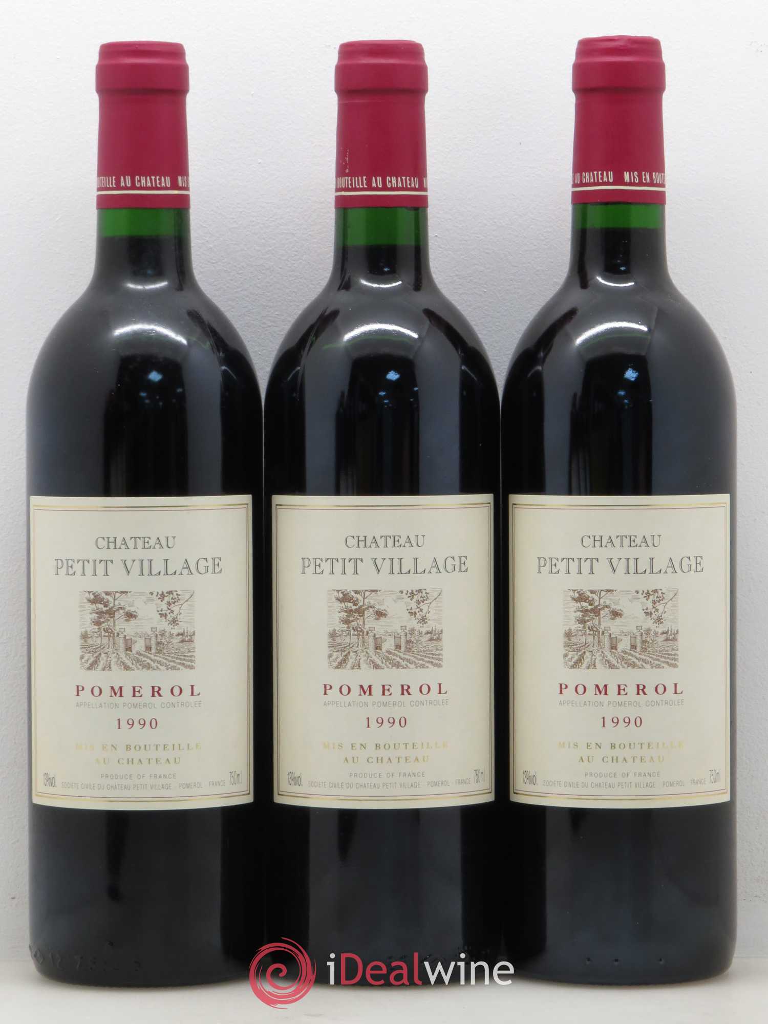 Château Petit Village 1990 - Lot de 6 bouteilles - 2