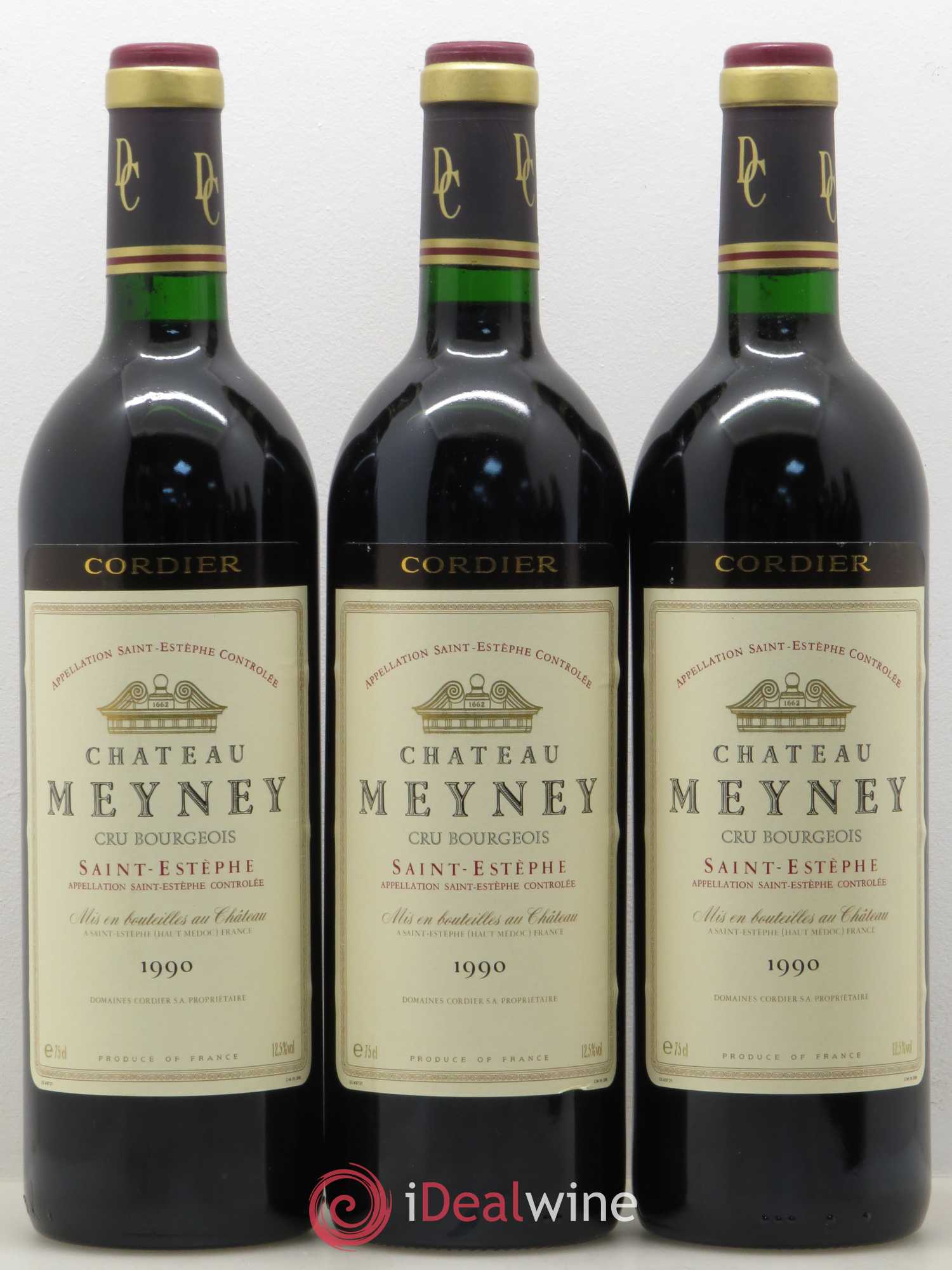 Château Meyney 1990 - Lot de 6 bouteilles - 1