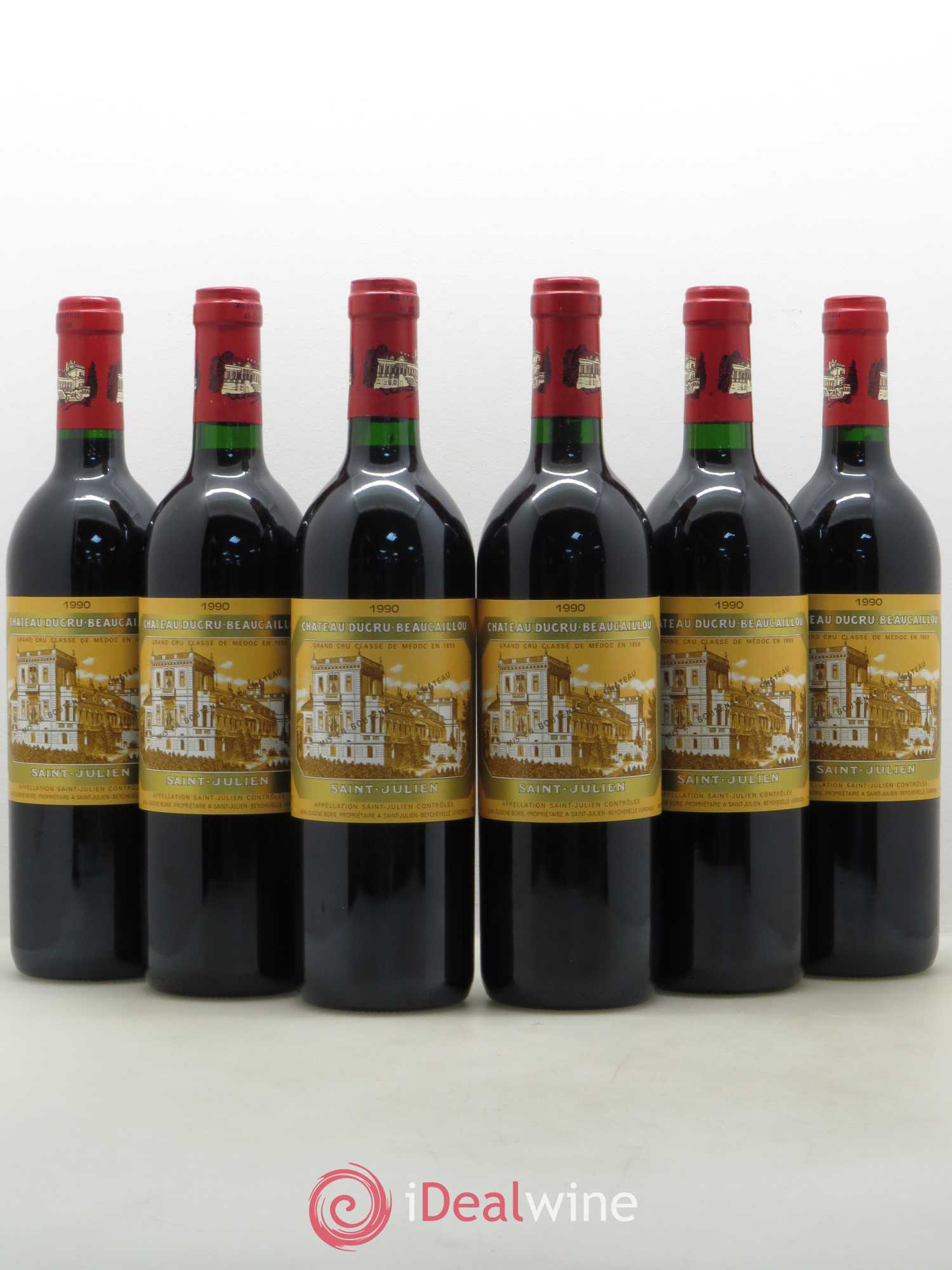 Château Ducru Beaucaillou 2ème Grand Cru Classé 1990 - Lot de 6 bouteilles - 0