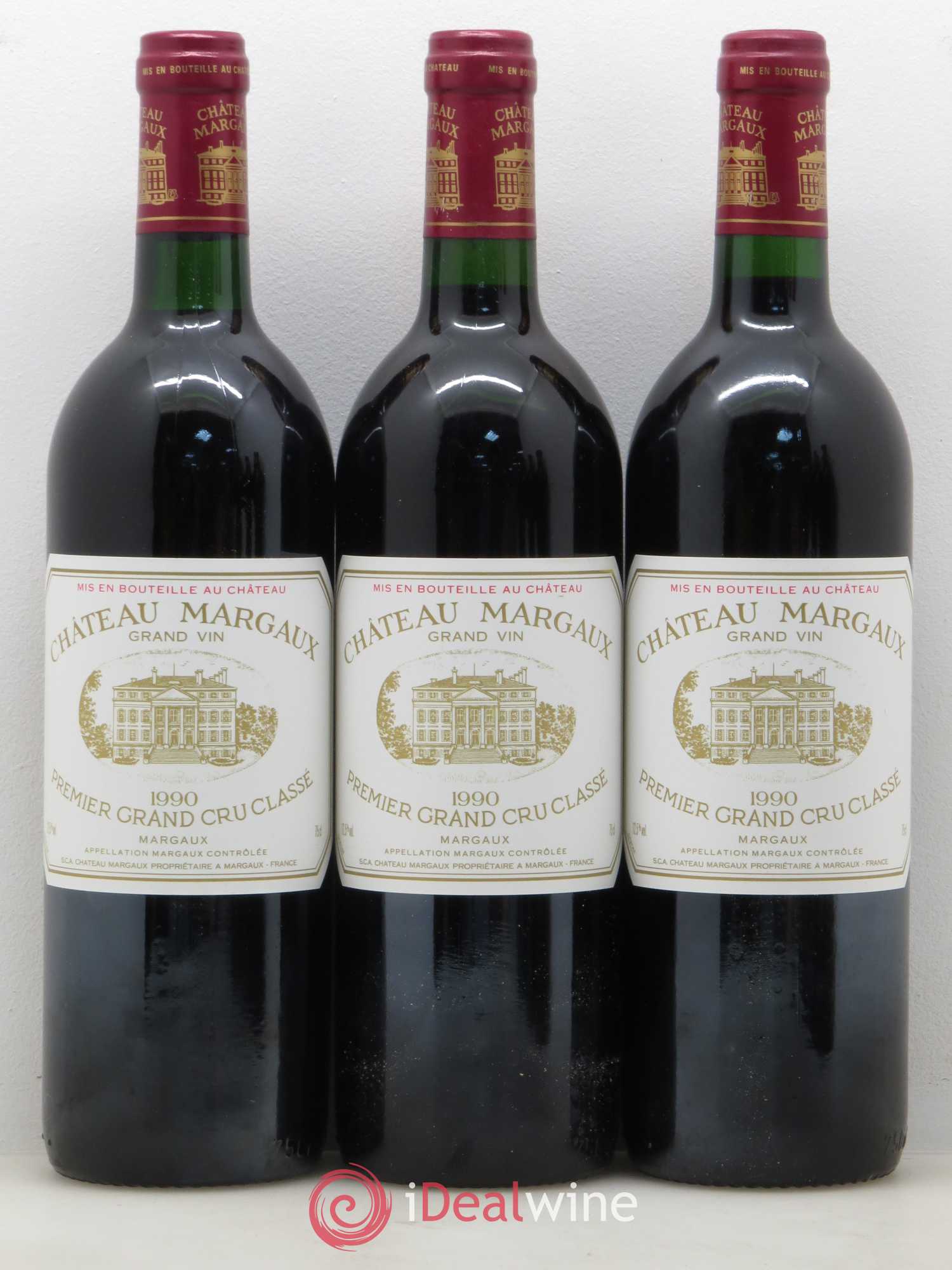 Château Margaux 1er Grand Cru Classé 1990 - Lot de 6 bouteilles - 1