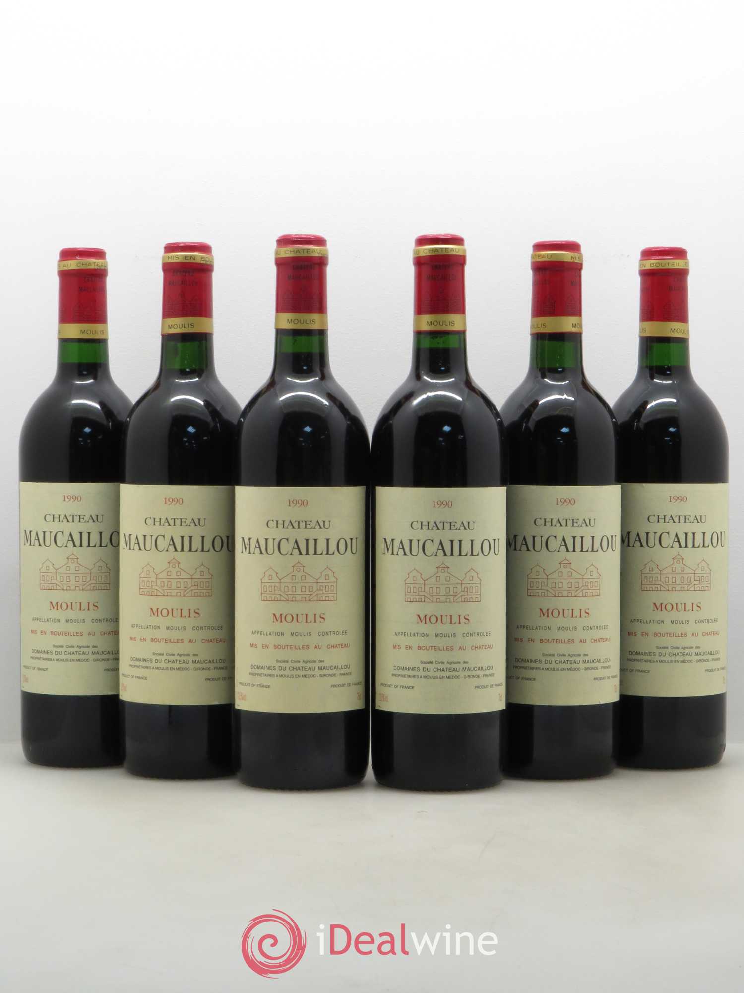 Château Maucaillou 1990 - Lot de 6 bouteilles - 0