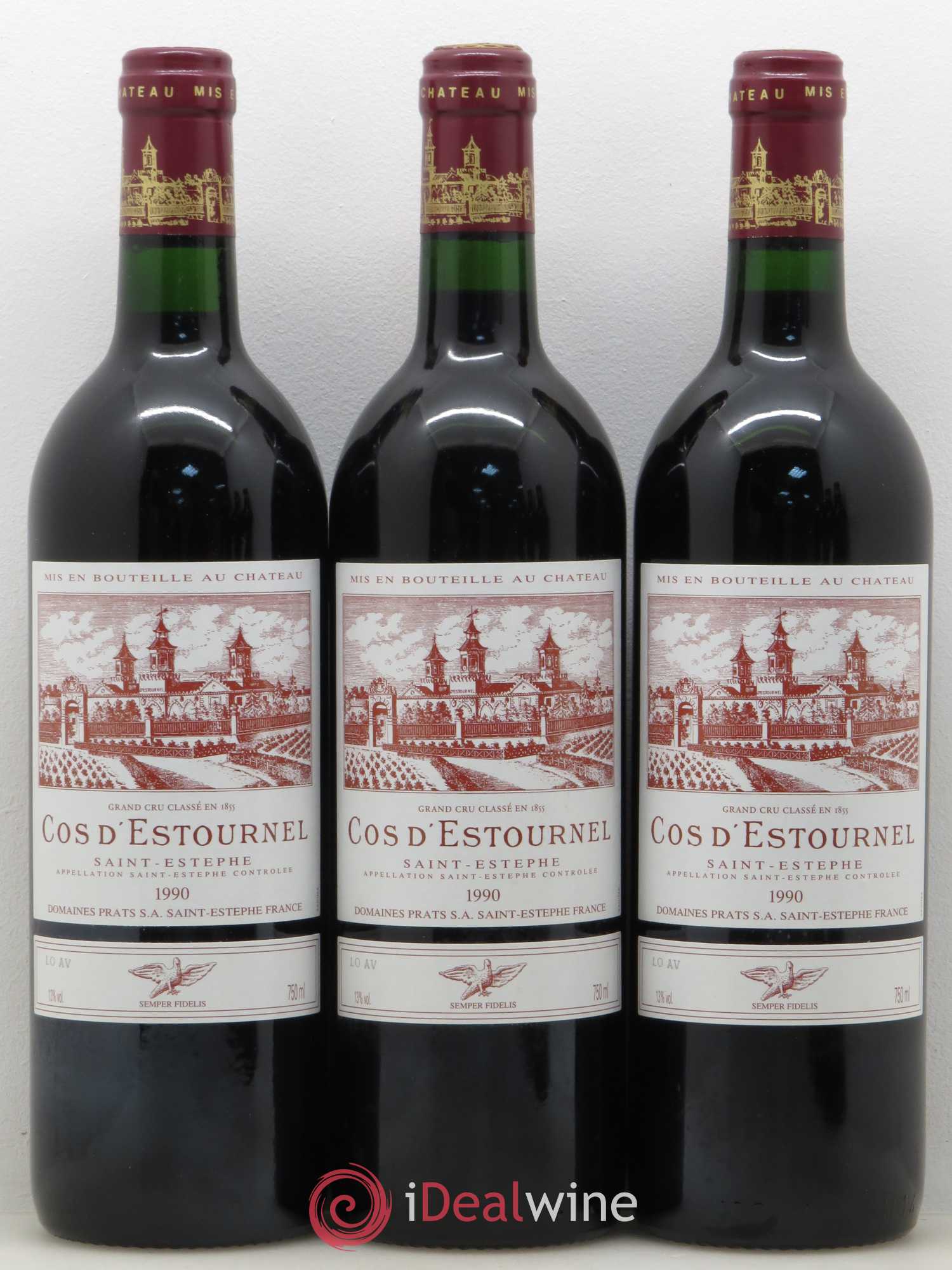 Cos d'Estournel 2ème Grand Cru Classé 1990 - Lot de 6 bouteilles - 1