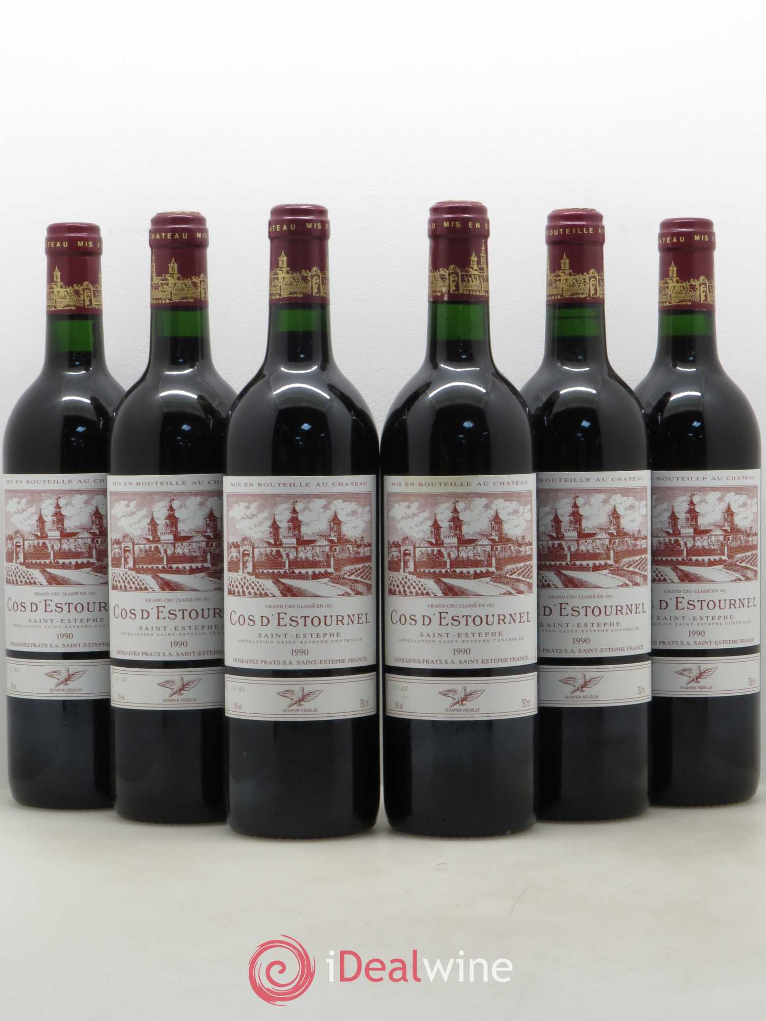 Cos d'Estournel 2ème Grand Cru Classé 1990 - Lot de 6 bouteilles - 0
