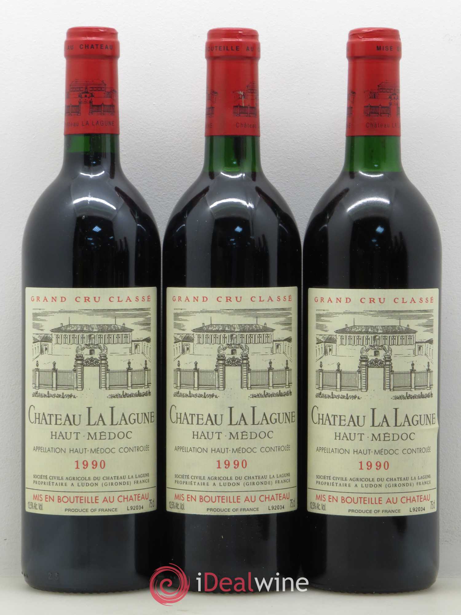 Château la Lagune 3ème Grand Cru Classé 1990 - Lot de 6 bouteilles - 1