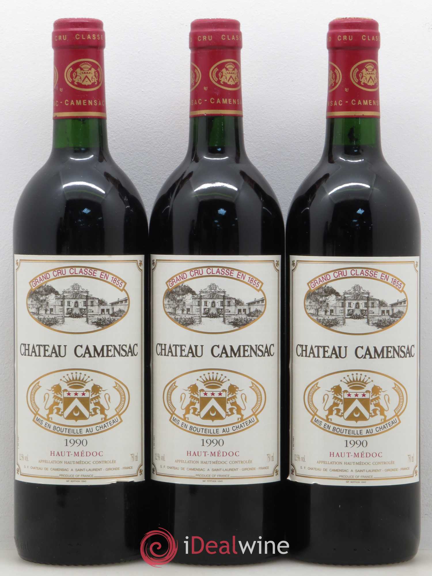 Château Camensac 5ème Grand Cru Classé 1990 - Lot de 6 bouteilles - 2