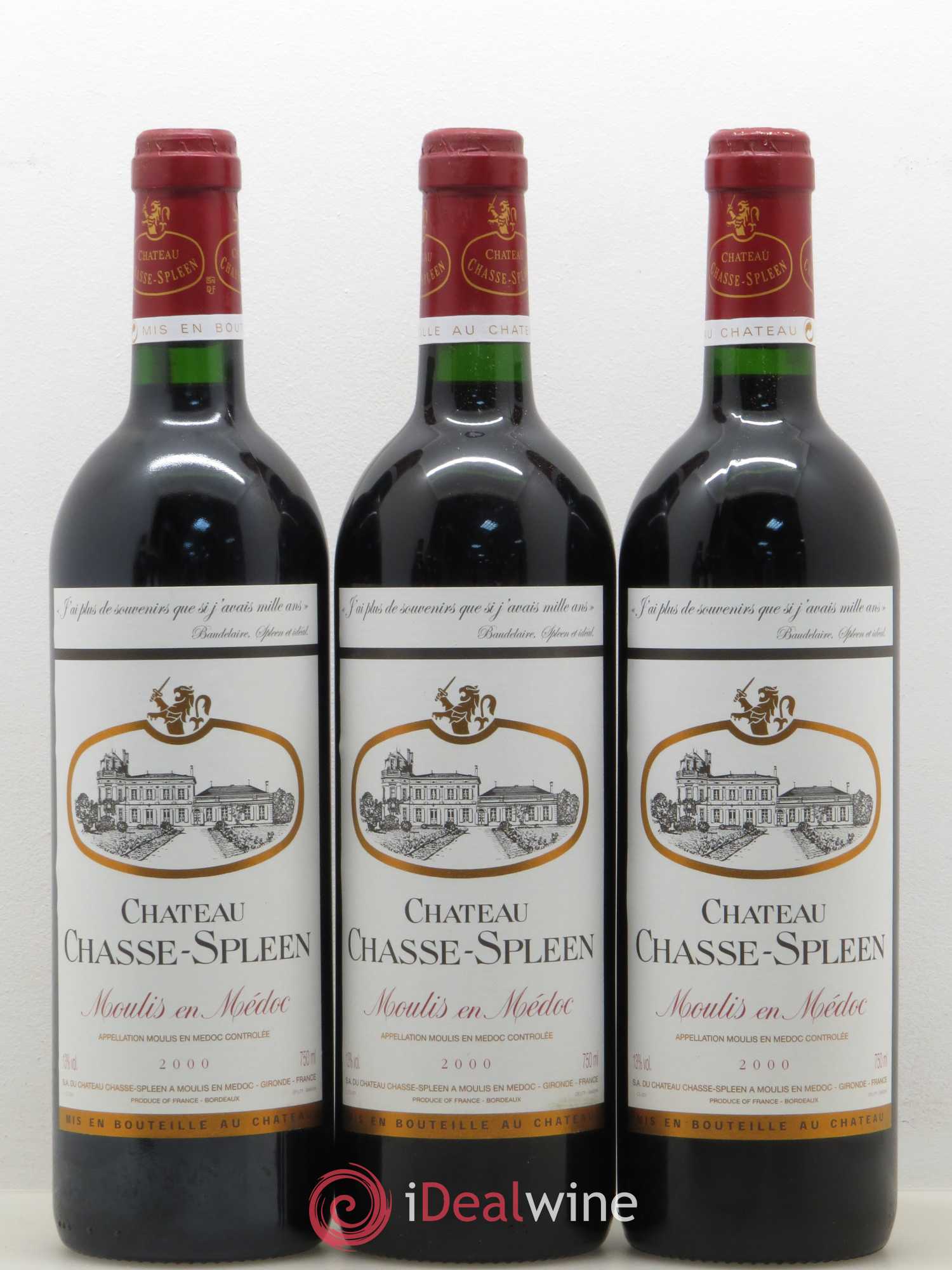Château Chasse Spleen 2000 - Lot de 6 bouteilles - 2