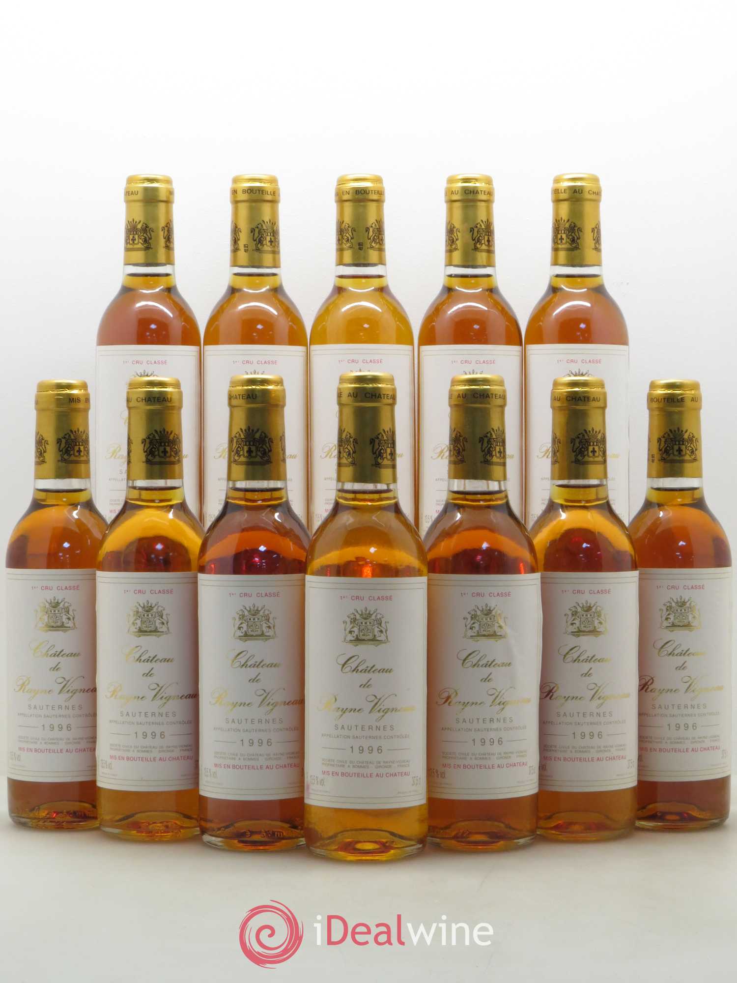 Château de Rayne Vigneau 1er Grand Cru Classé 1996 - Posten von 12 Demi-Flaschen - 0