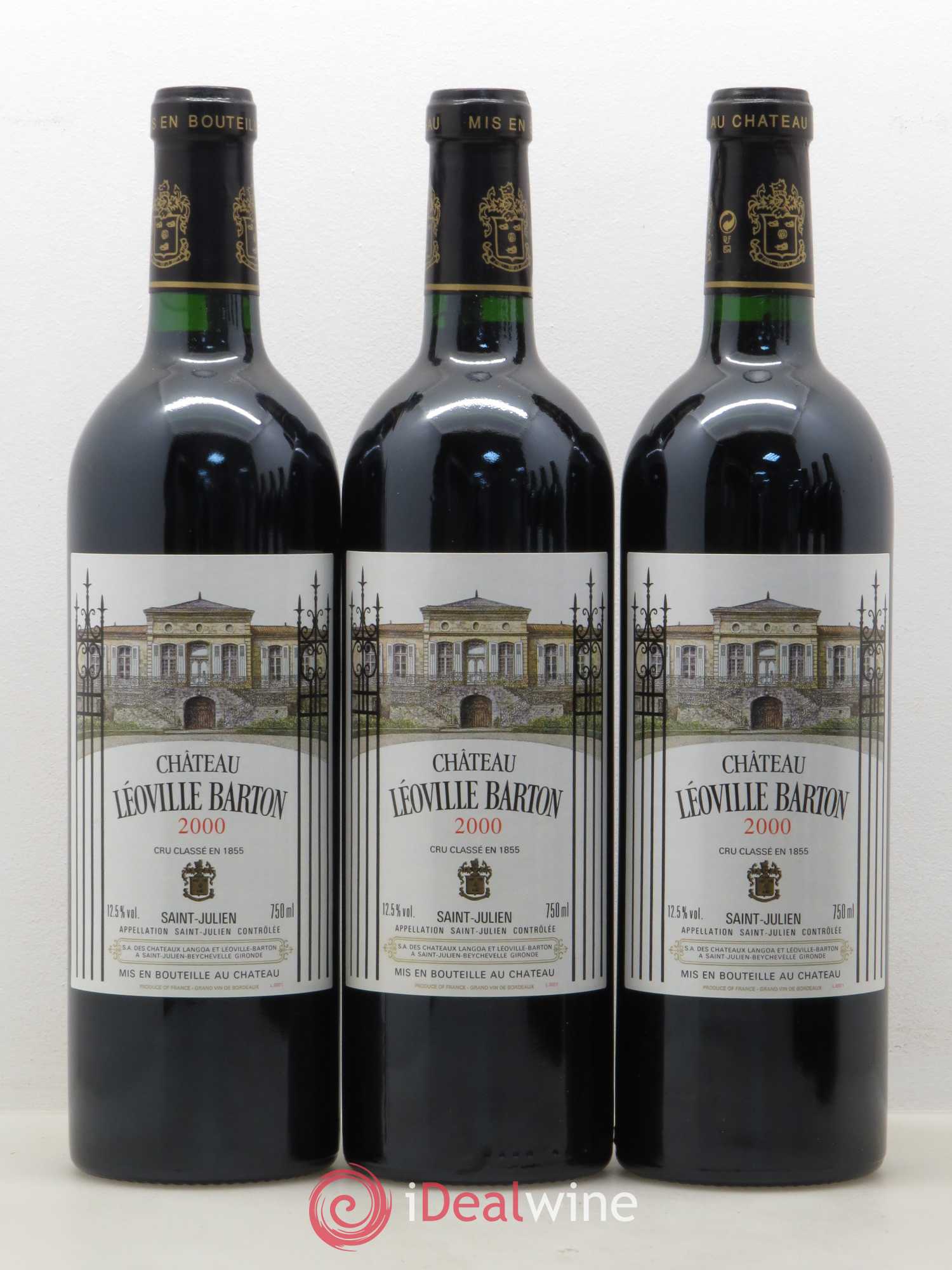 Château Léoville Barton 2ème Grand Cru Classé 2000 - Lot de 6 bouteilles - 1