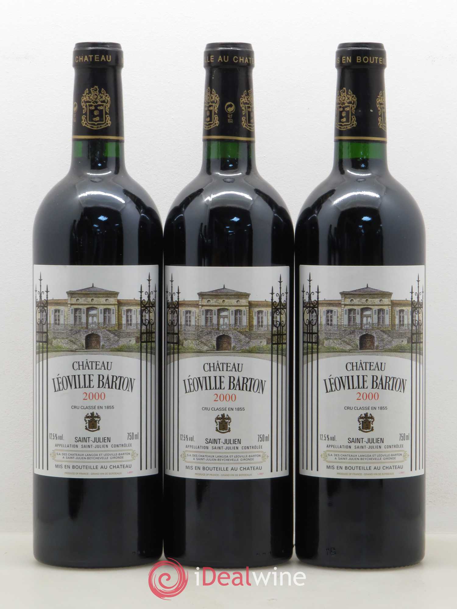 Château Léoville Barton 2ème Grand Cru Classé 2000 - Lot de 6 bouteilles - 2