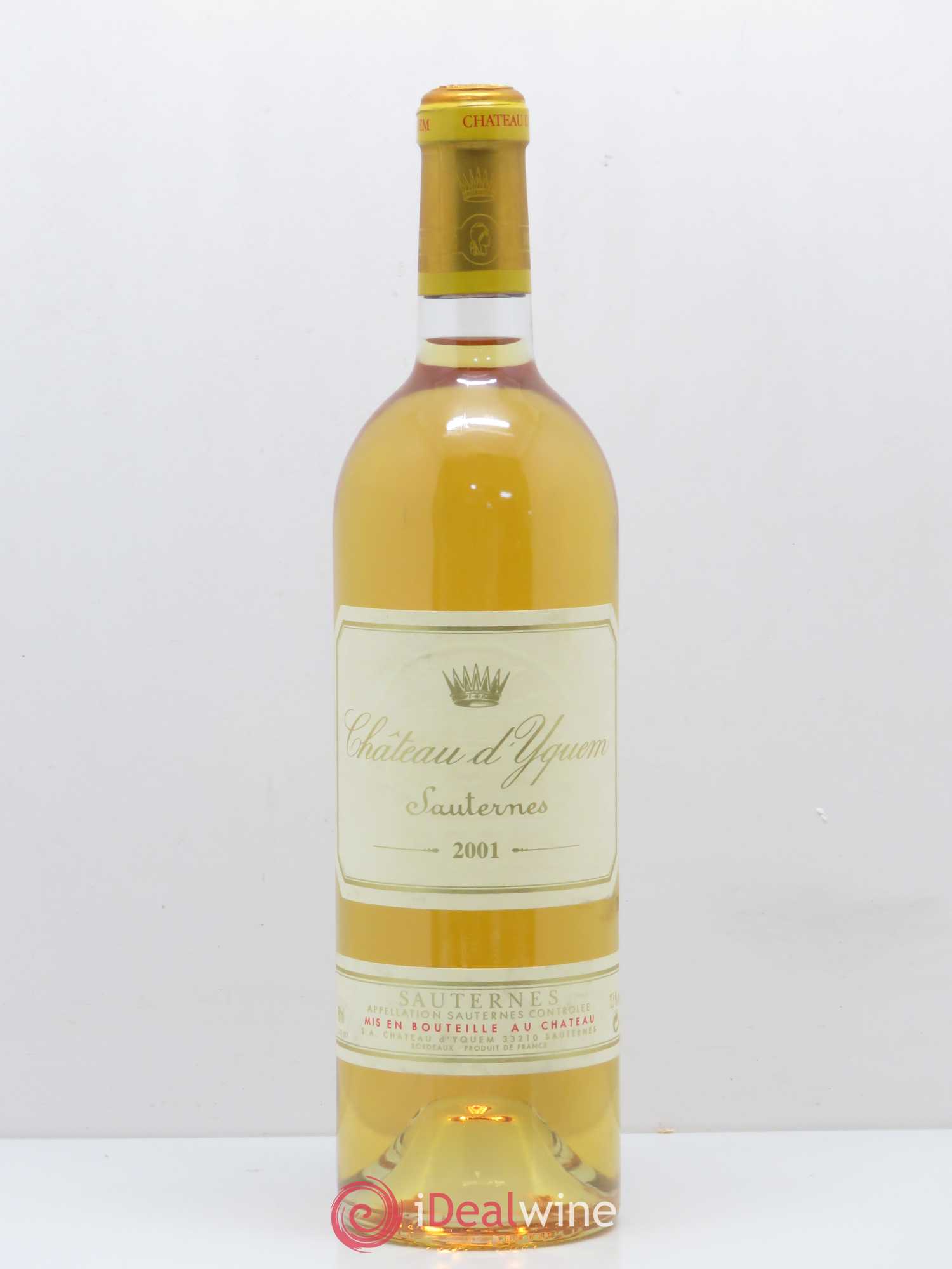 Château d' Yquem 1er Cru Classé Supérieur 2001 - Lotto di 1 bottiglia - 0