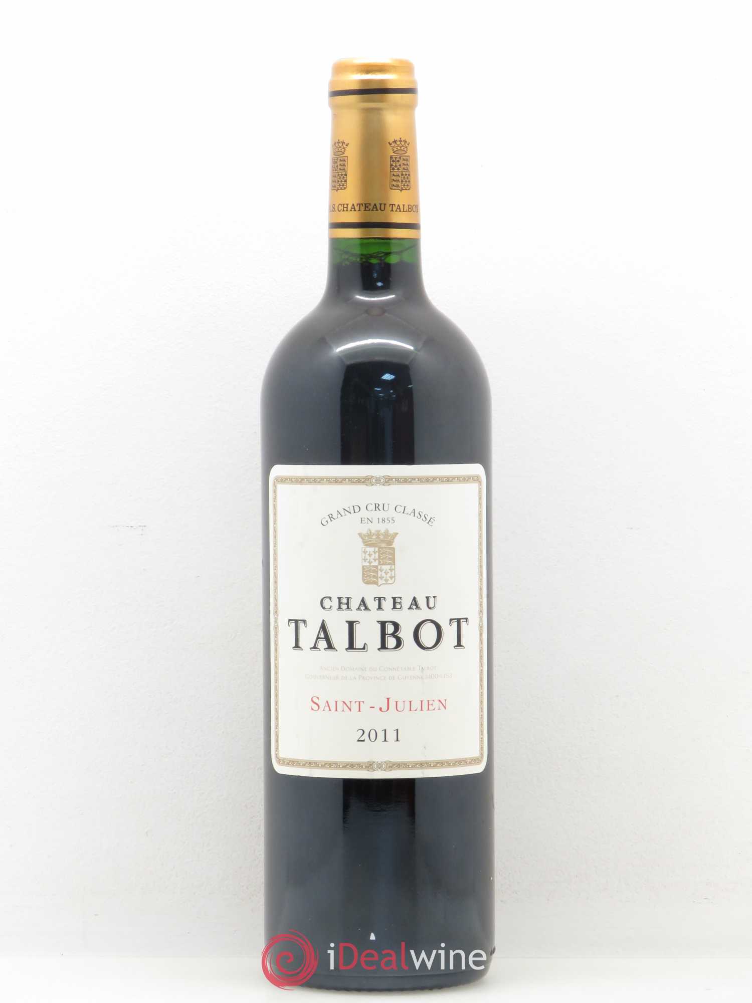 Château Talbot 4ème Grand Cru Classé 2011 - Lot de 1 bouteille - 0