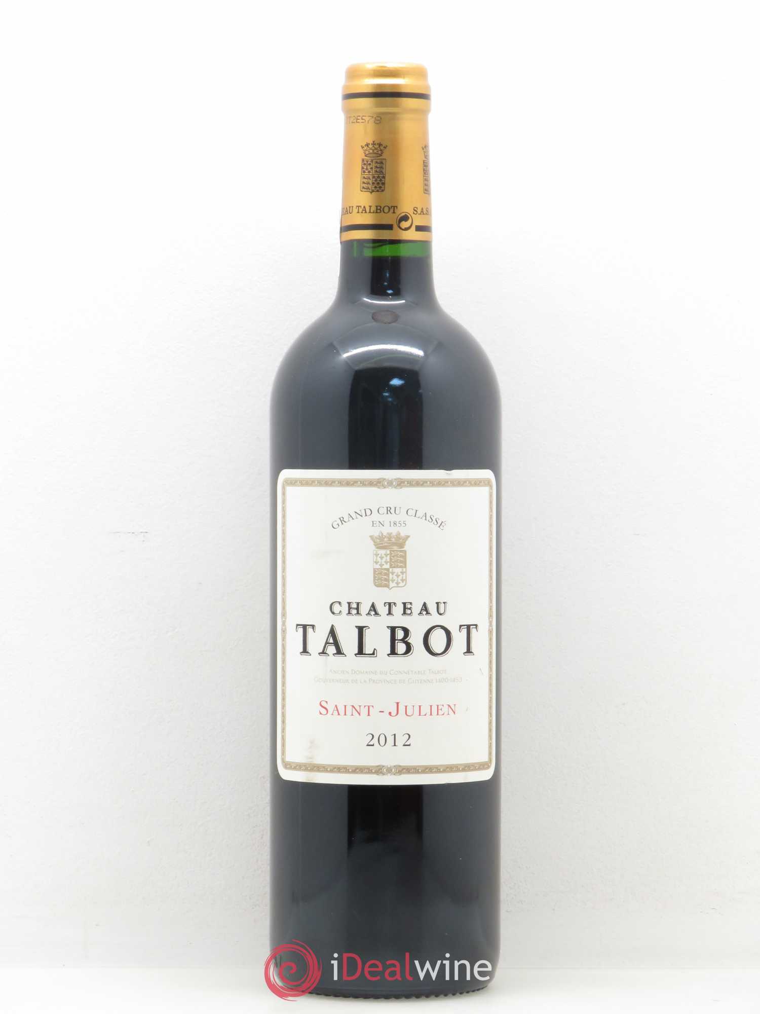 Château Talbot 4ème Grand Cru Classé 2012 - Lot de 1 bouteille - 0