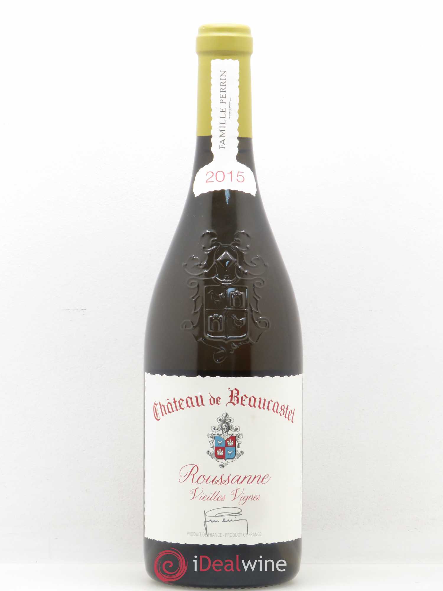 Châteauneuf-du-Pape Roussanne Vieilles Vignes Château de Beaucastel 2015 - Posten von 1 Flasche - 0