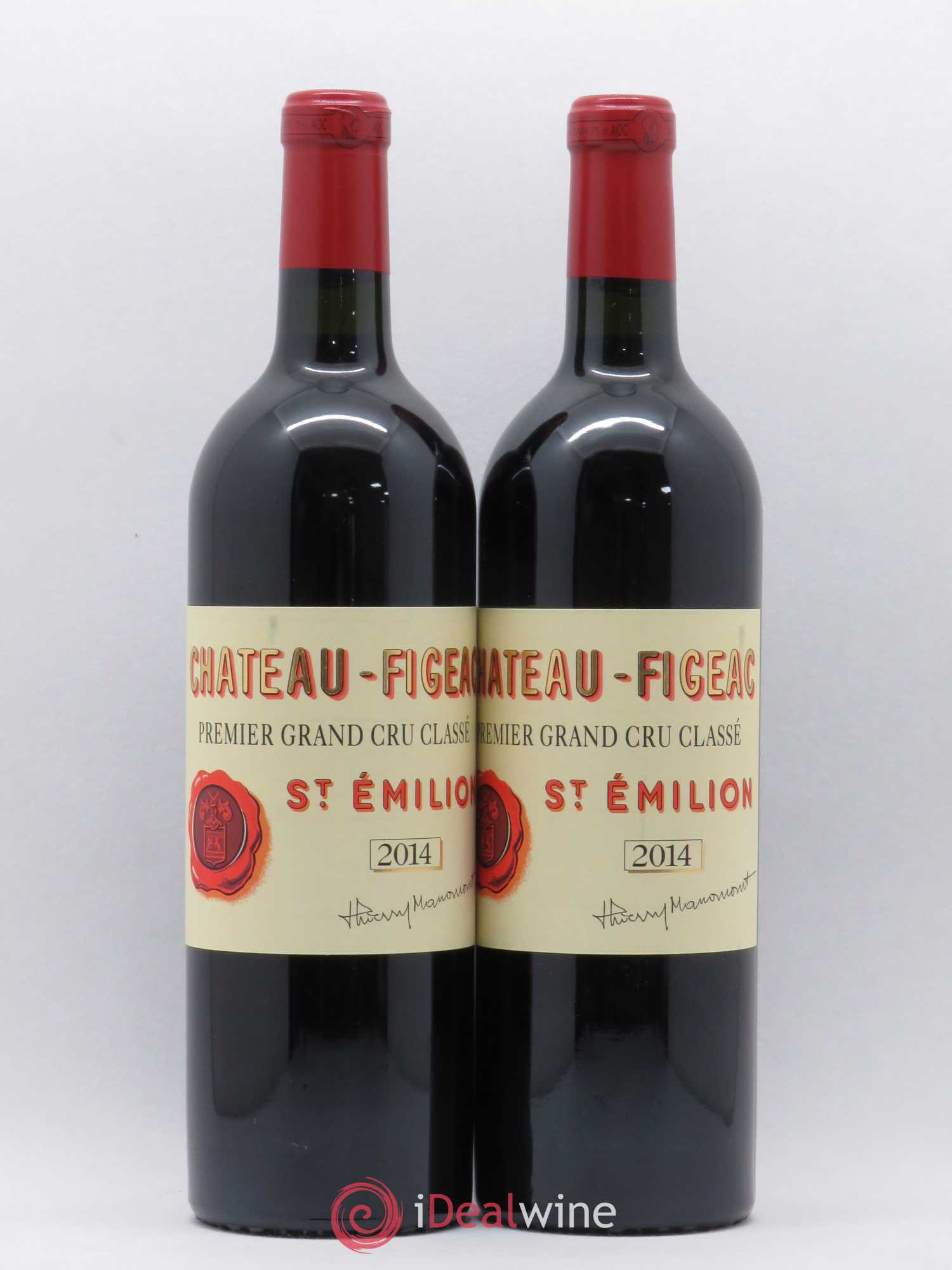 Château Figeac 1er Grand Cru Classé A 2014 - Lot de 2 bouteilles - 0
