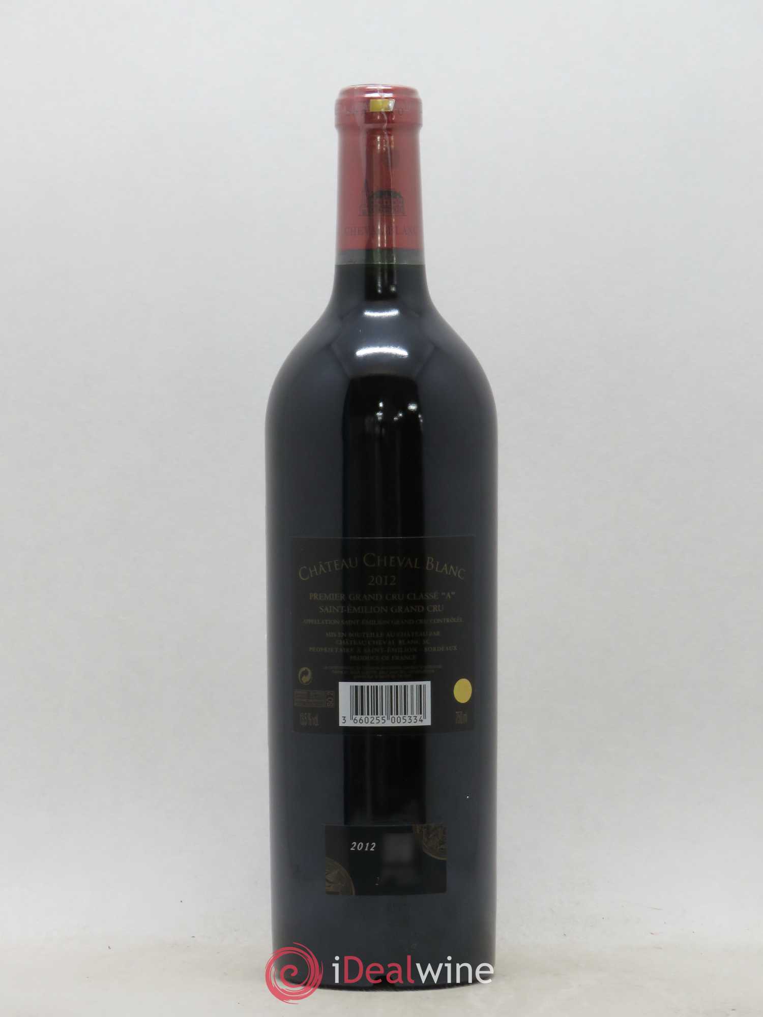Château Cheval Blanc 1er Grand Cru Classé A 2012 - Lot de 1 bouteille - 1