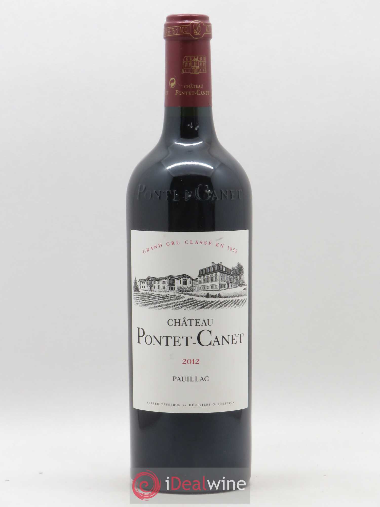 Château Pontet Canet 5ème Grand Cru Classé 2012 - Lot de 1 bouteille - 0