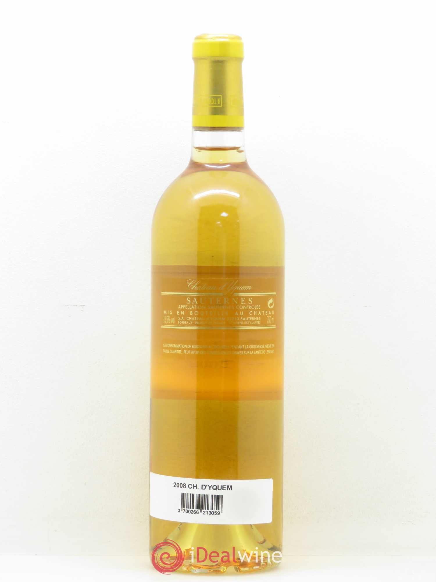 Château d' Yquem 1er Cru Classé Supérieur 2008 - Lotto di 1 bottiglia - 1