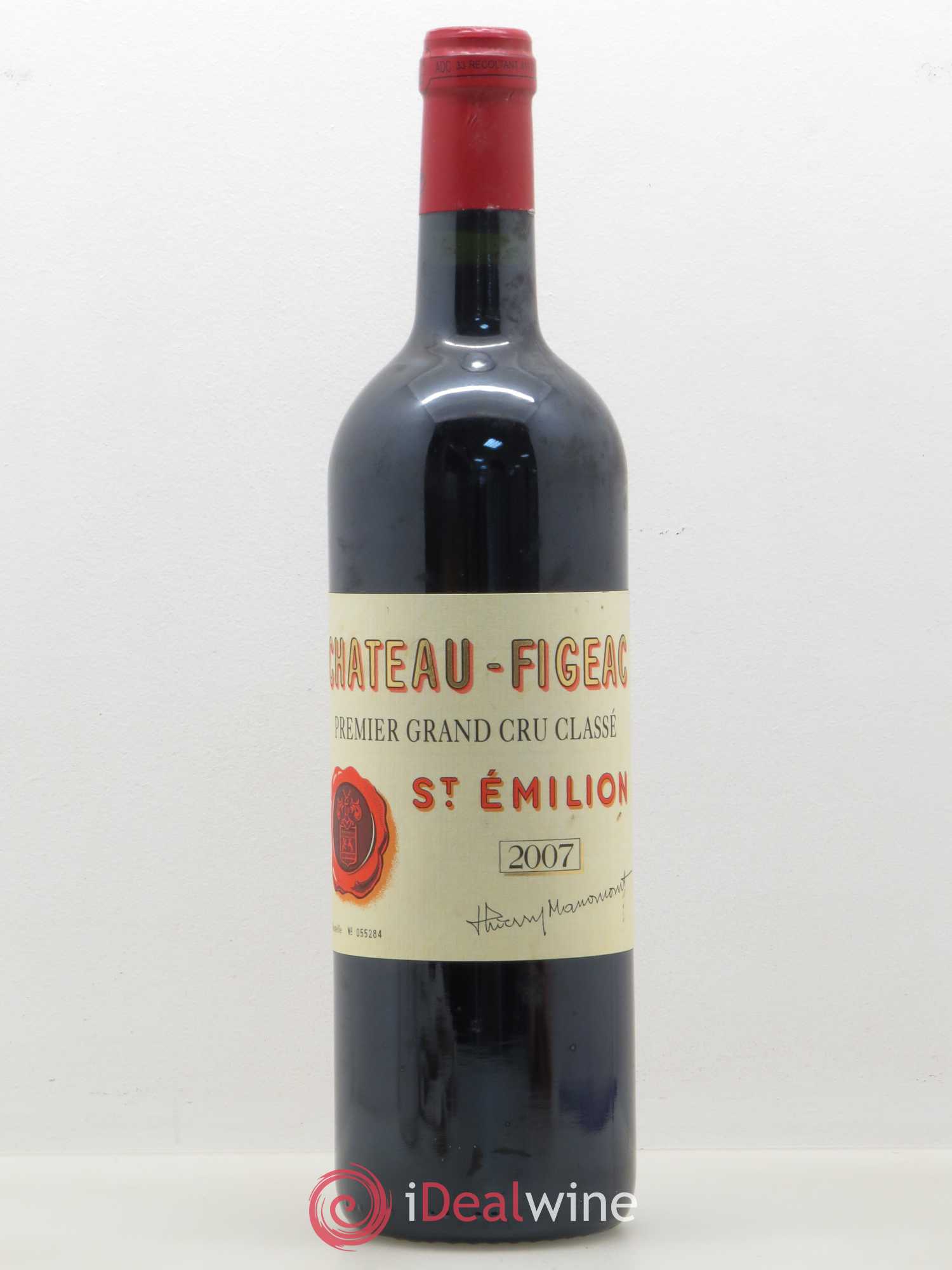 Château Figeac 1er Grand Cru Classé A 2007 - Lot de 1 bouteille - 0
