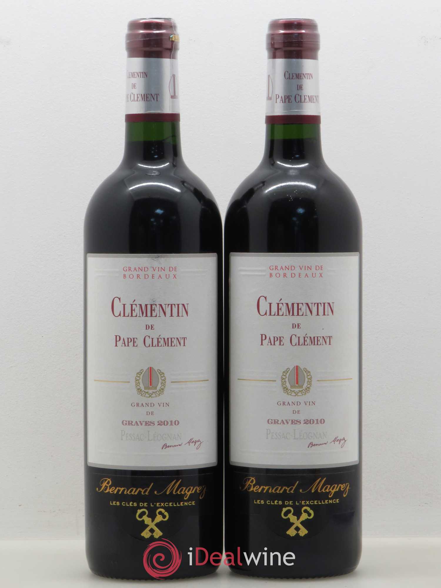 Le Clémentin de Pape Clément Second Vin 2010 - Lot de 2 bouteilles - 0