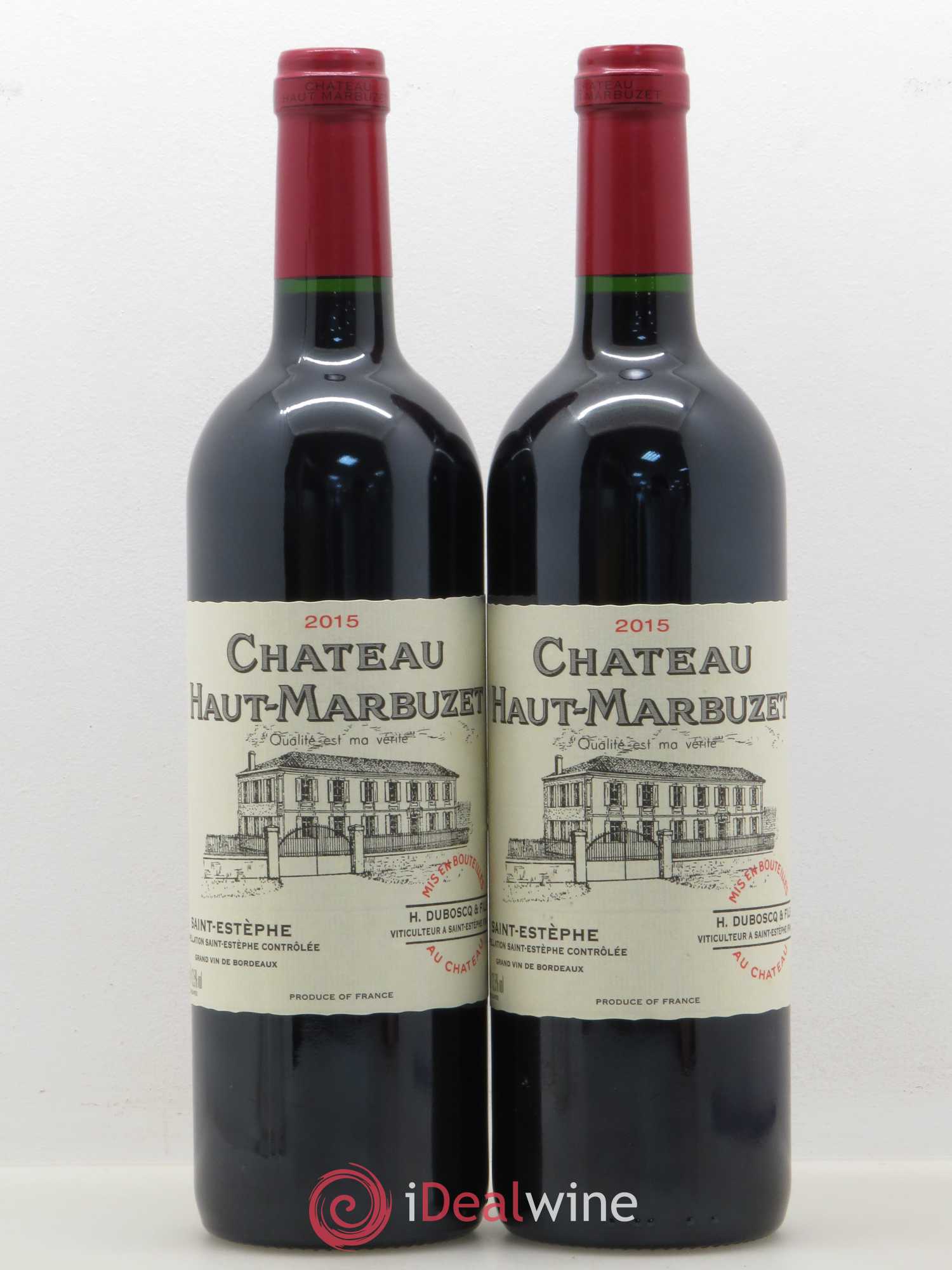 Château Haut Marbuzet 2015 - Lot de 2 bouteilles - 0