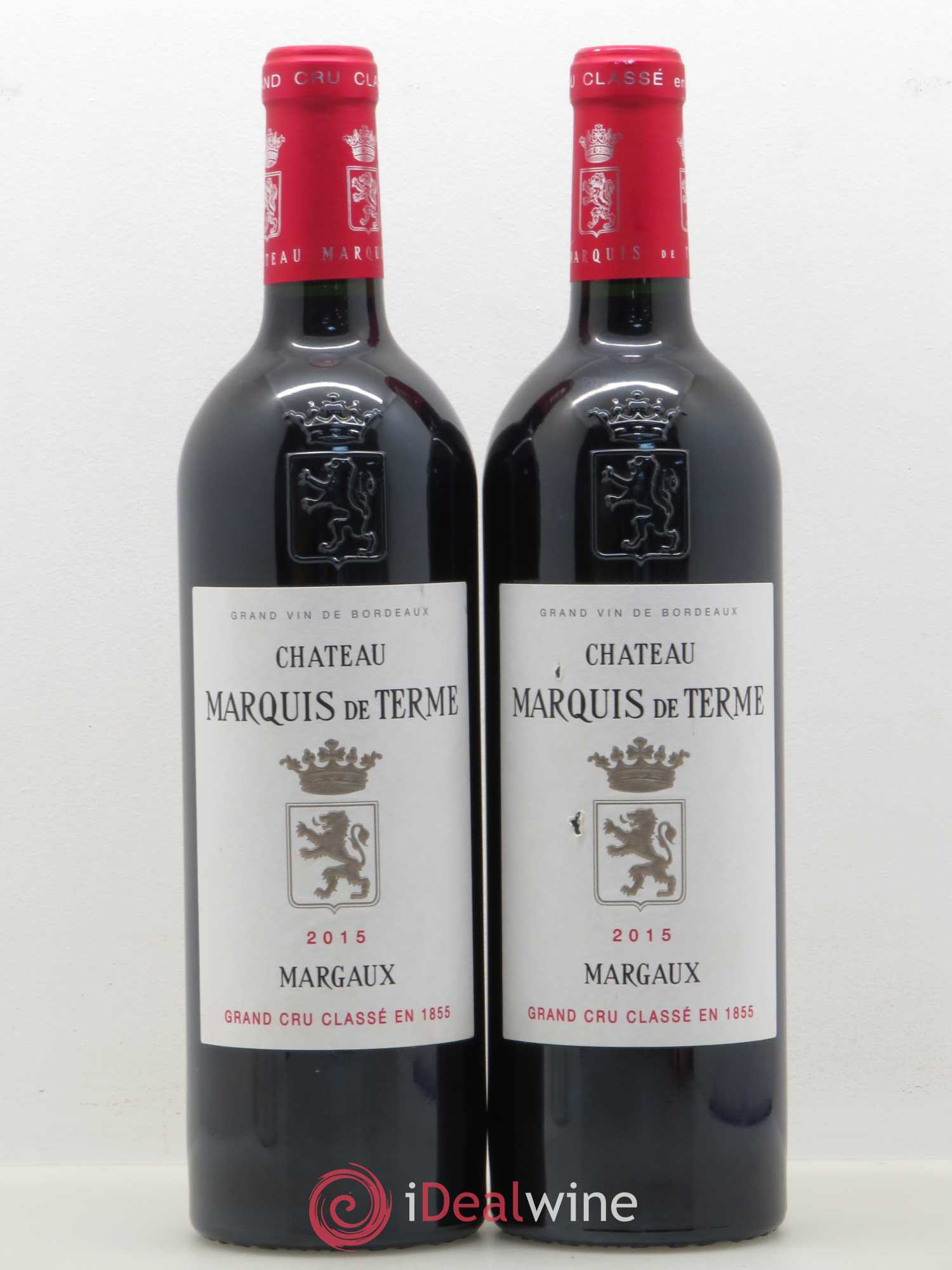 Château Marquis de Terme 4ème Grand Cru Classé 2015 - Lot de 2 bouteilles - 0