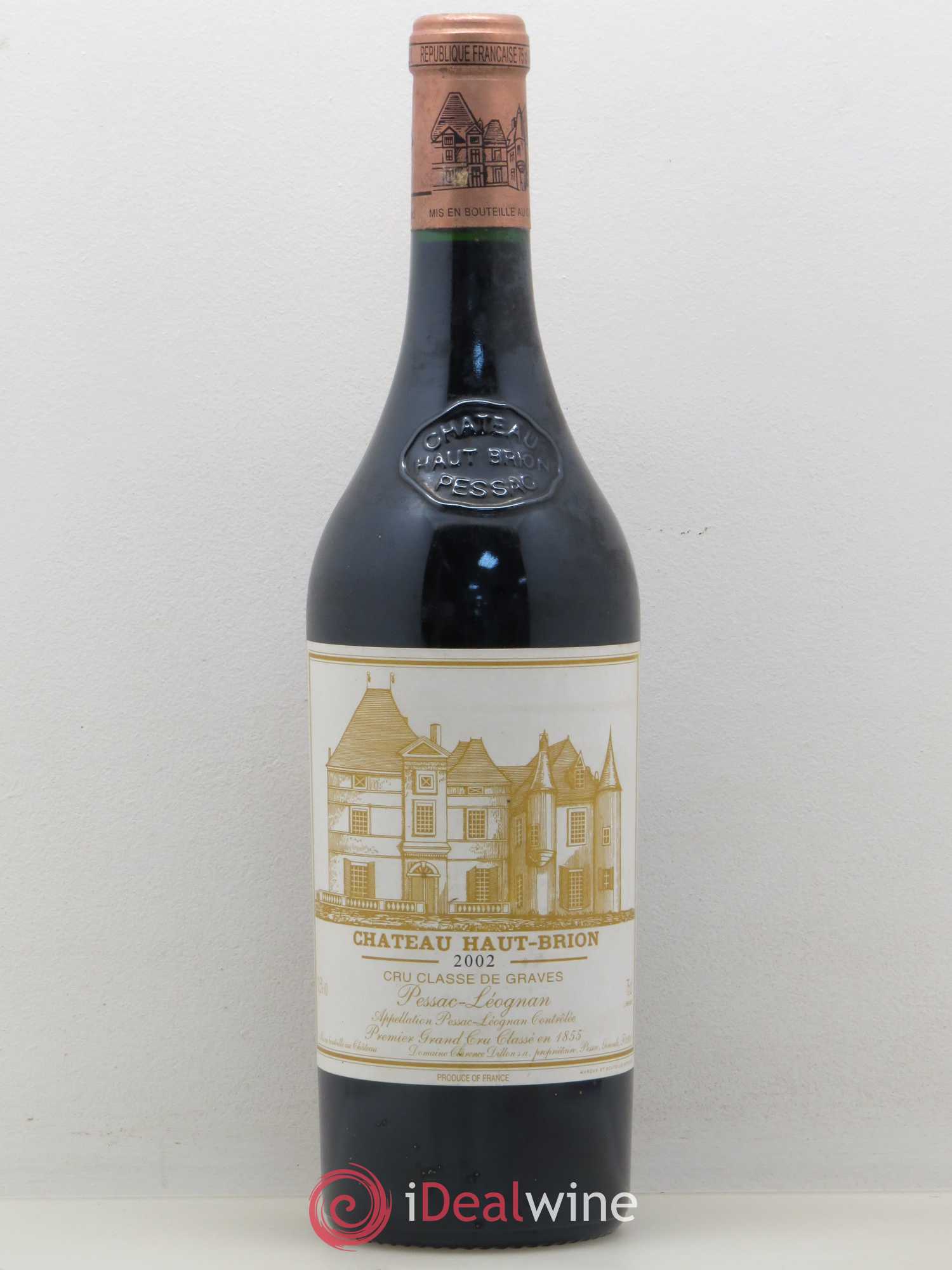 Château Haut Brion 1er Grand Cru Classé 2002 - Lot de 1 bouteille - 0
