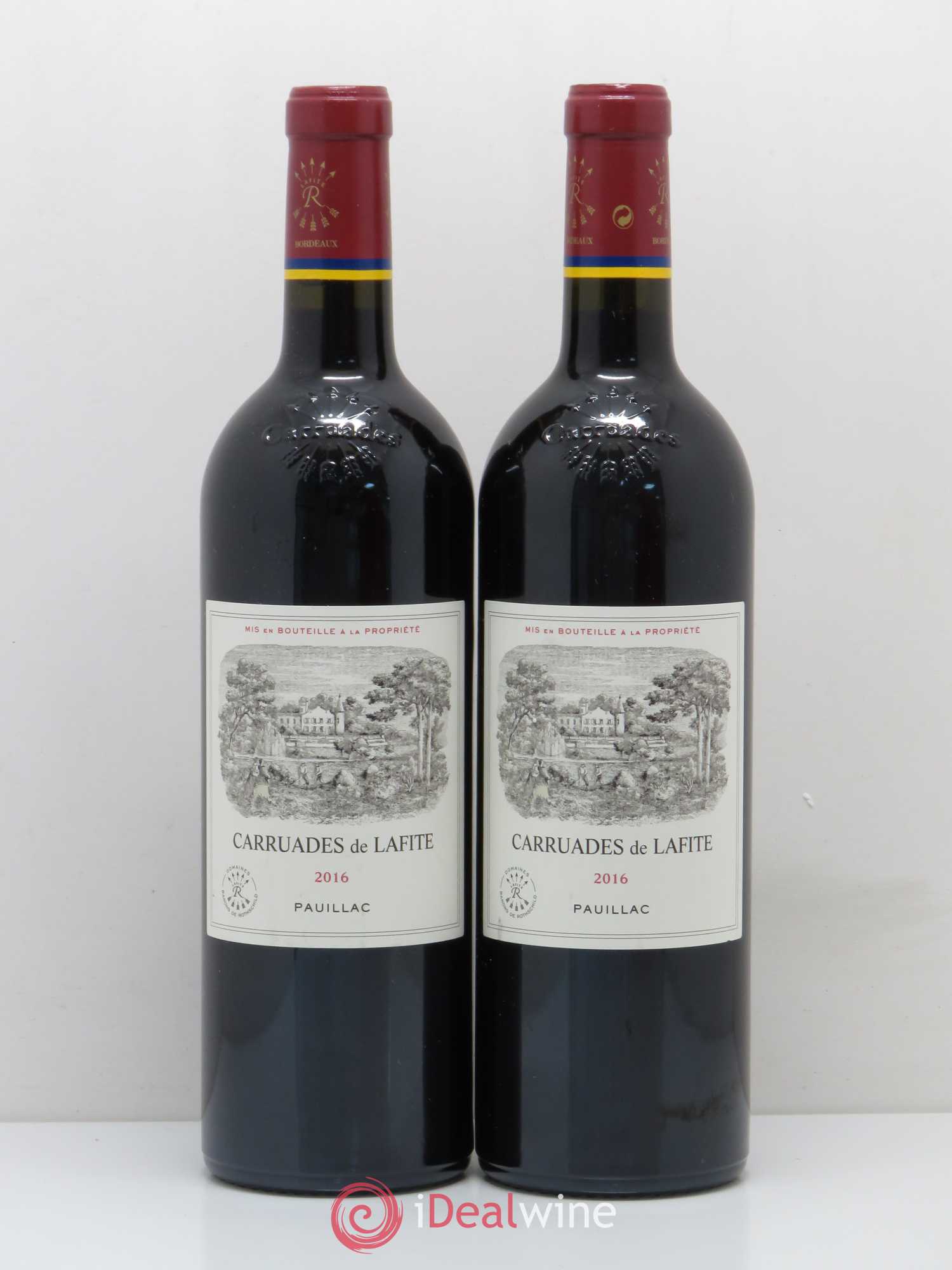 Carruades de Lafite Rothschild Second Vin 2016 - Lot de 2 bouteilles - 0