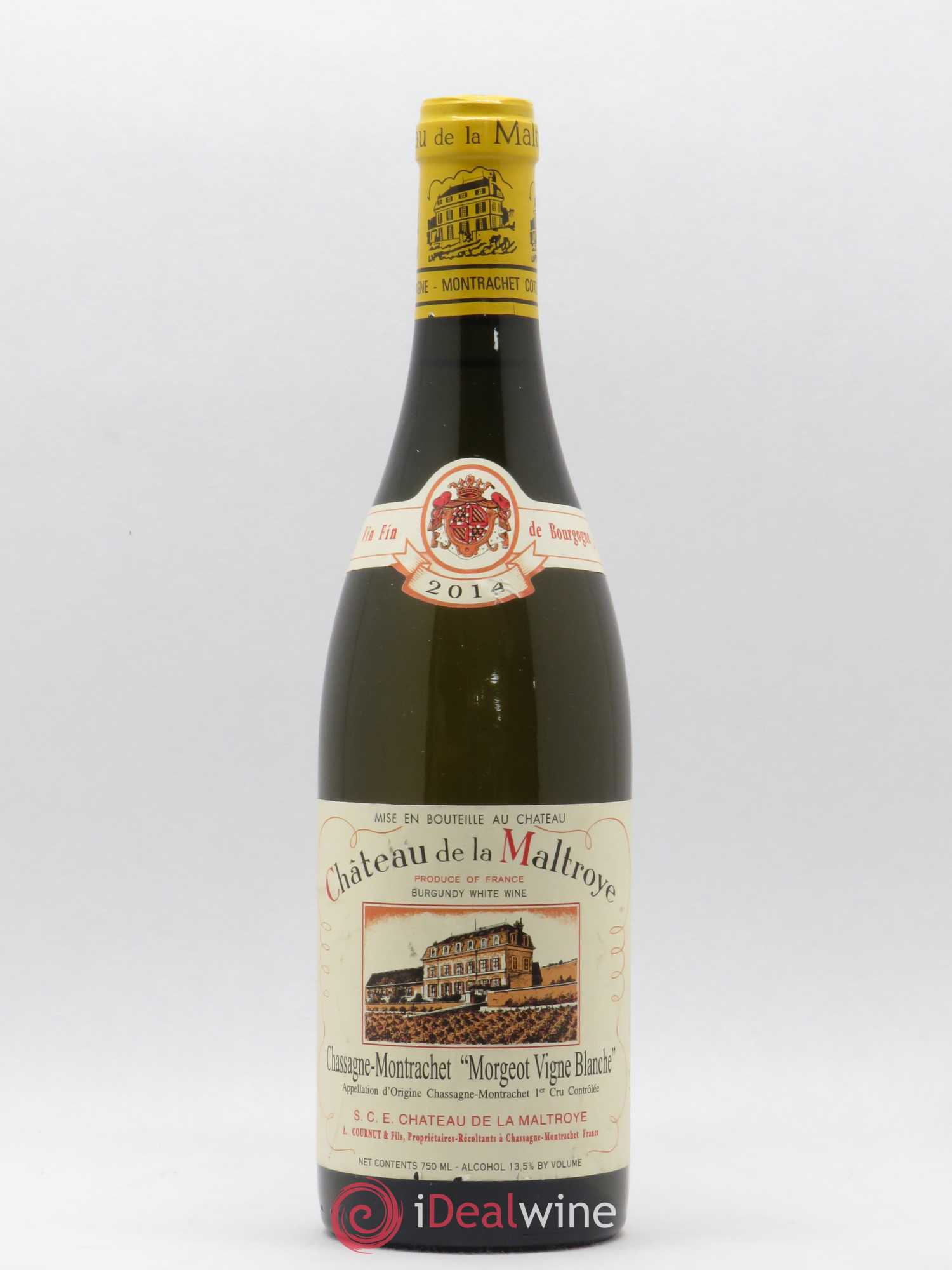 Chassagne-Montrachet 1er Cru Morgeot Vigne Blanche Château de la Maltroye 2014 - Lot de 1 bouteille - 0