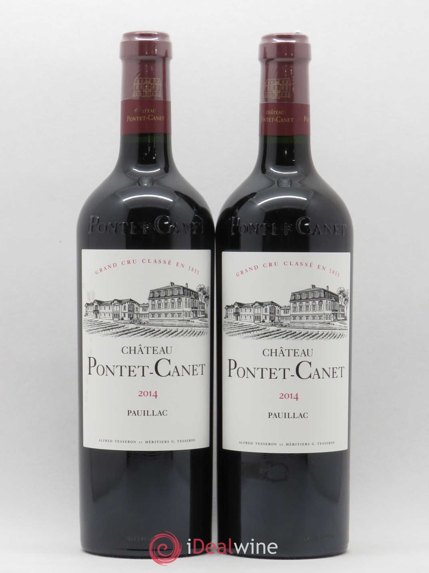 Château Pontet Canet 5ème Grand Cru Classé 2014 - Lot de 2 bouteilles - 0