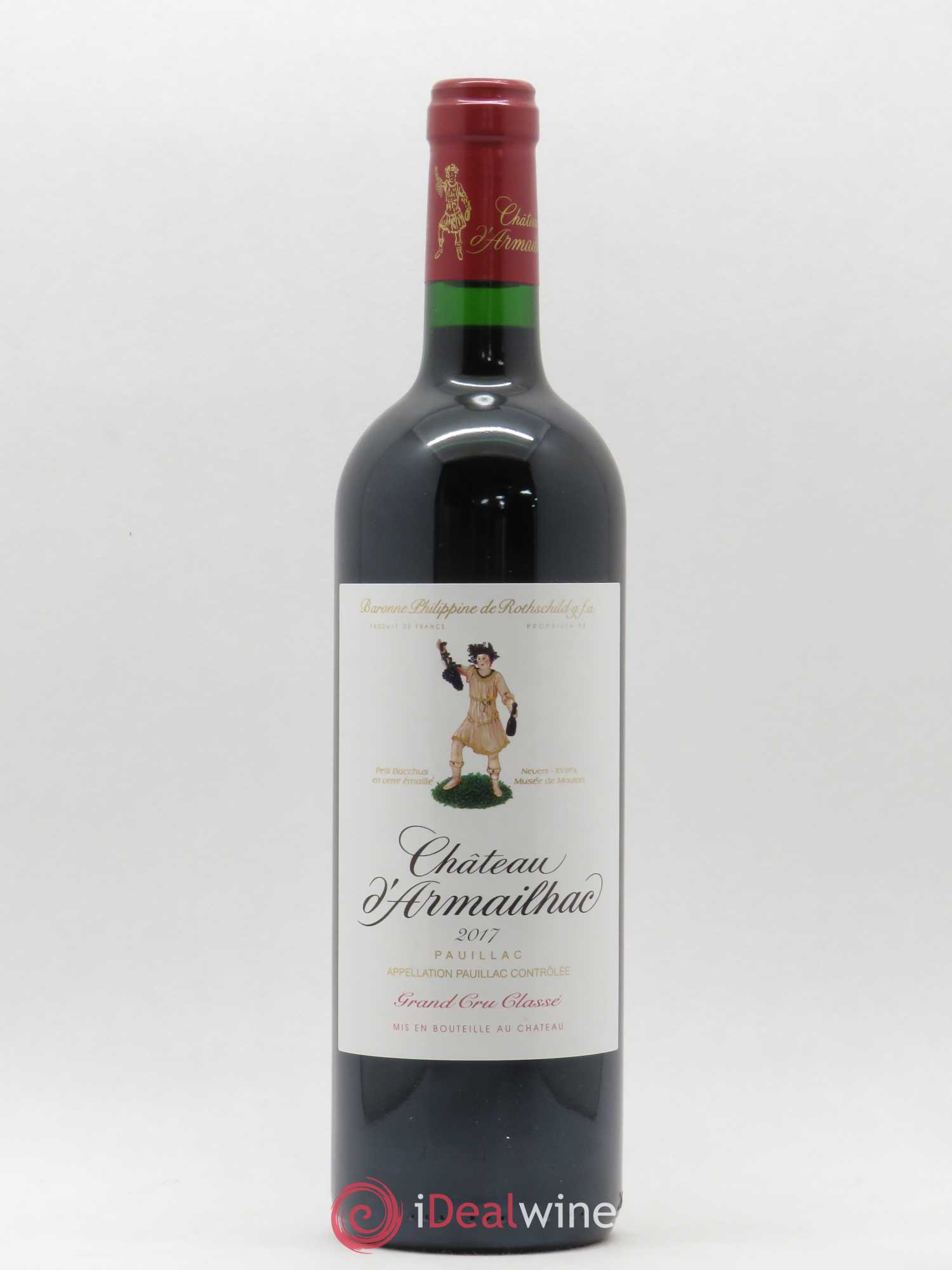 Château d' Armailhac - Mouton Baron(ne) Philippe 5ème Grand Cru Classé 2017 - Lot de 1 bouteille - 0