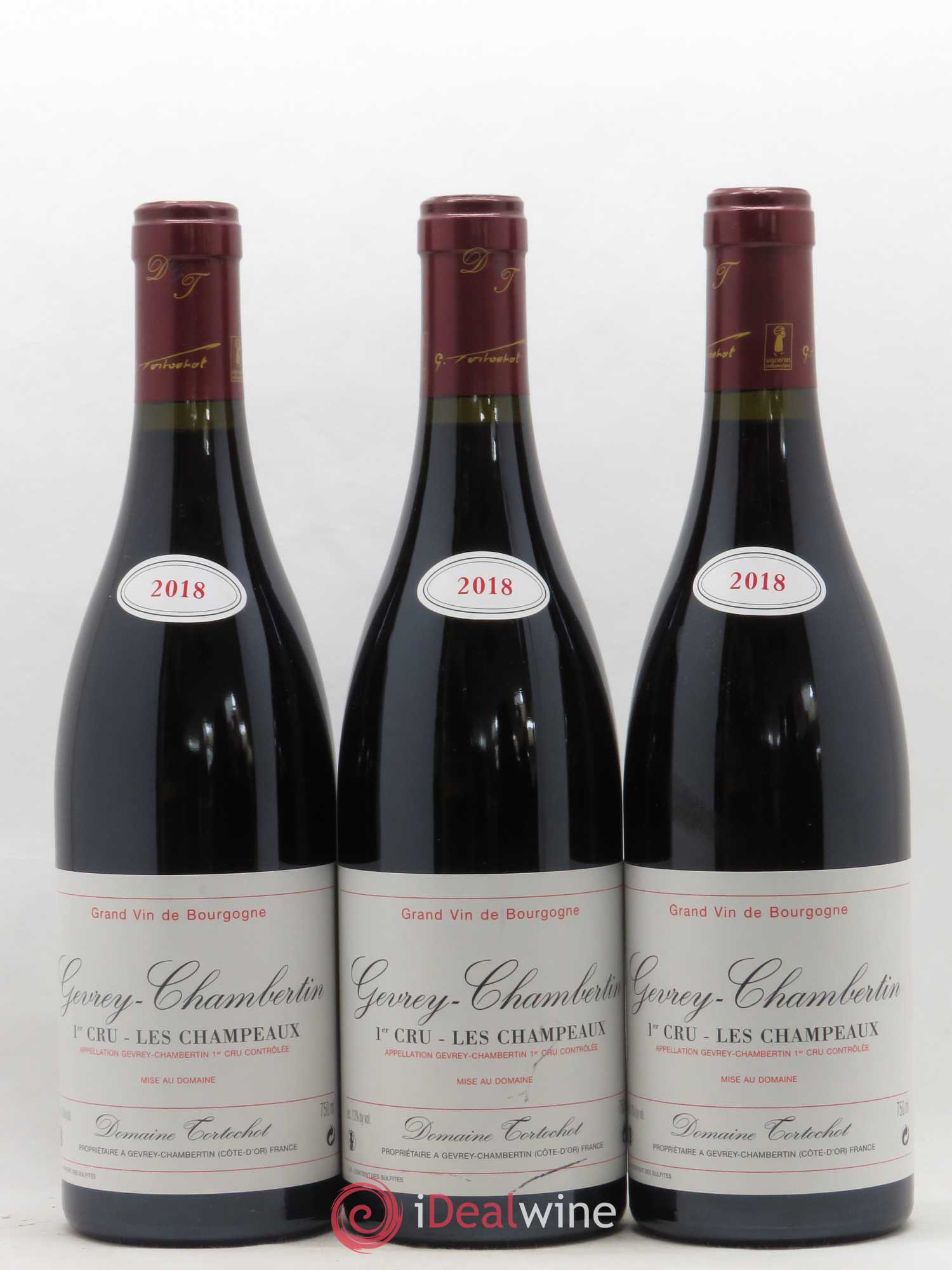 Gevrey-Chambertin 1er Cru Les Champeaux Tortochot (Domaine) 2018 - Lot de 3 bouteilles - 0