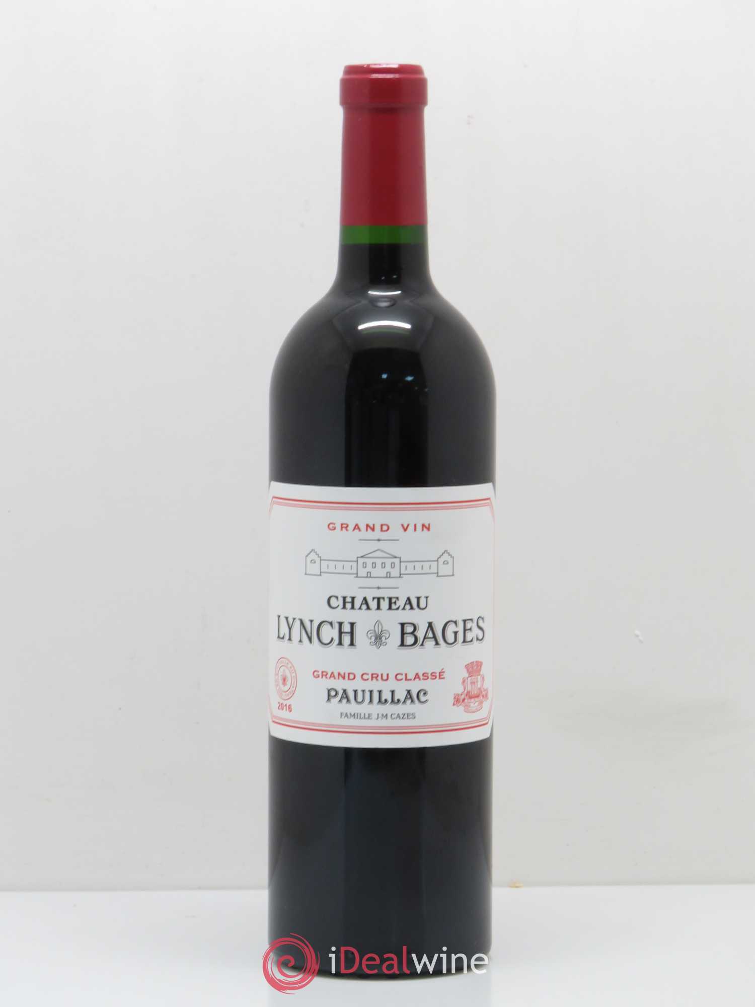 Château Lynch Bages 5ème Grand Cru Classé 2016 - Lot de 1 bouteille - 0